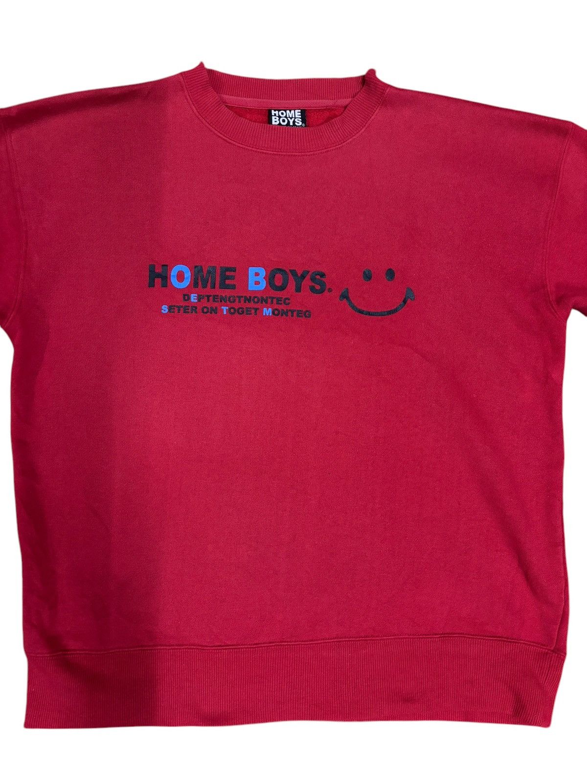 Designer × Japanese Brand Vintage HOME BOYS Printed Distressed Sweatshirt Size US M / EU 48-50 / 2 - 3 Thumbnail
