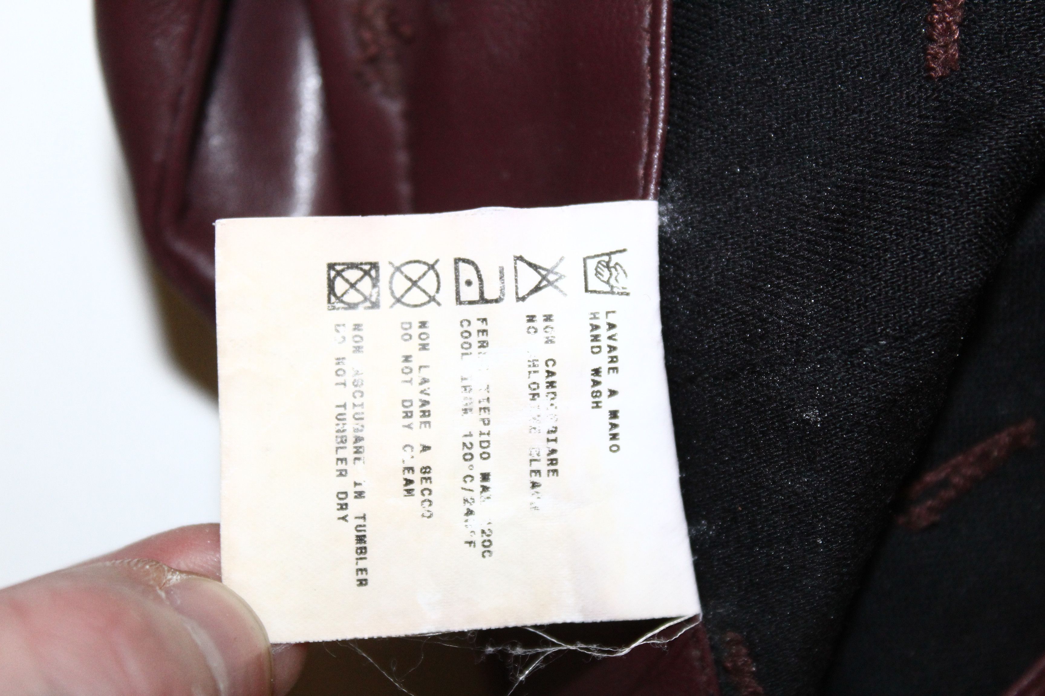 Indian Motorcycle 90s Vtg Indians Double Knee Zipper Faux Leather Biker Pants Size US 30 / EU 46 - 11 Thumbnail
