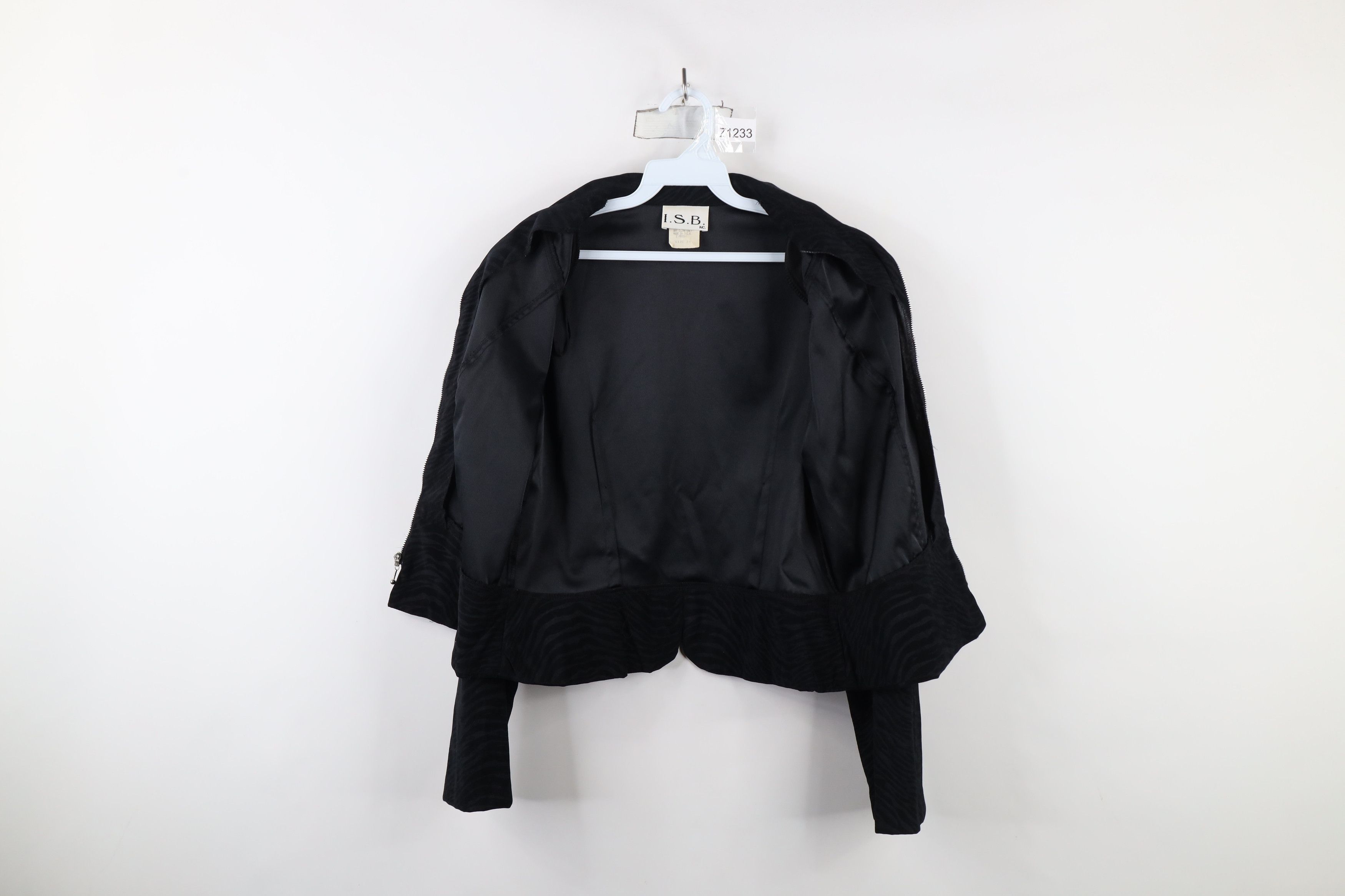 Vintage Vintage 90s Streetwear Zebra Striped Full Zip Jacket USA Size XL / US 12-14 / IT 48-50 - 9 Thumbnail