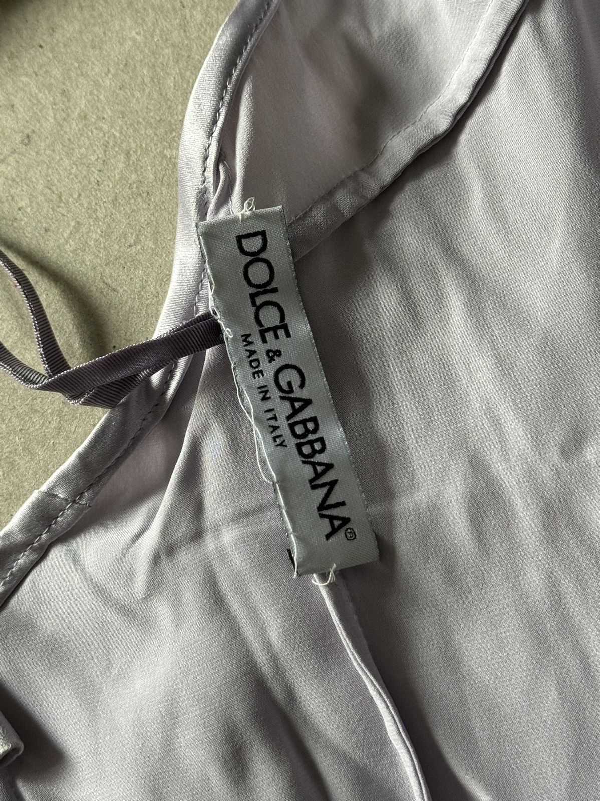 Dolce & Gabbana Dolce and Gabbana Runway F/W 2000 Silk Satin Maxi Dress. Size S / US 4 / IT 40 - 3 Thumbnail