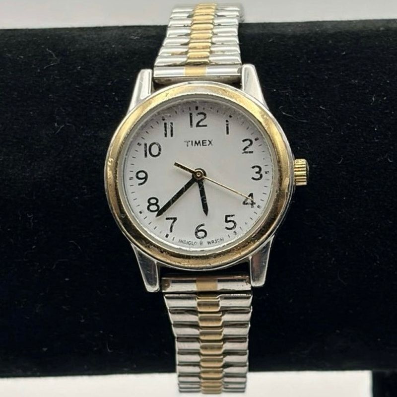 Timex Vintage Silver & Gold Timex Watch Size ONE SIZE - 2 Thumbnail