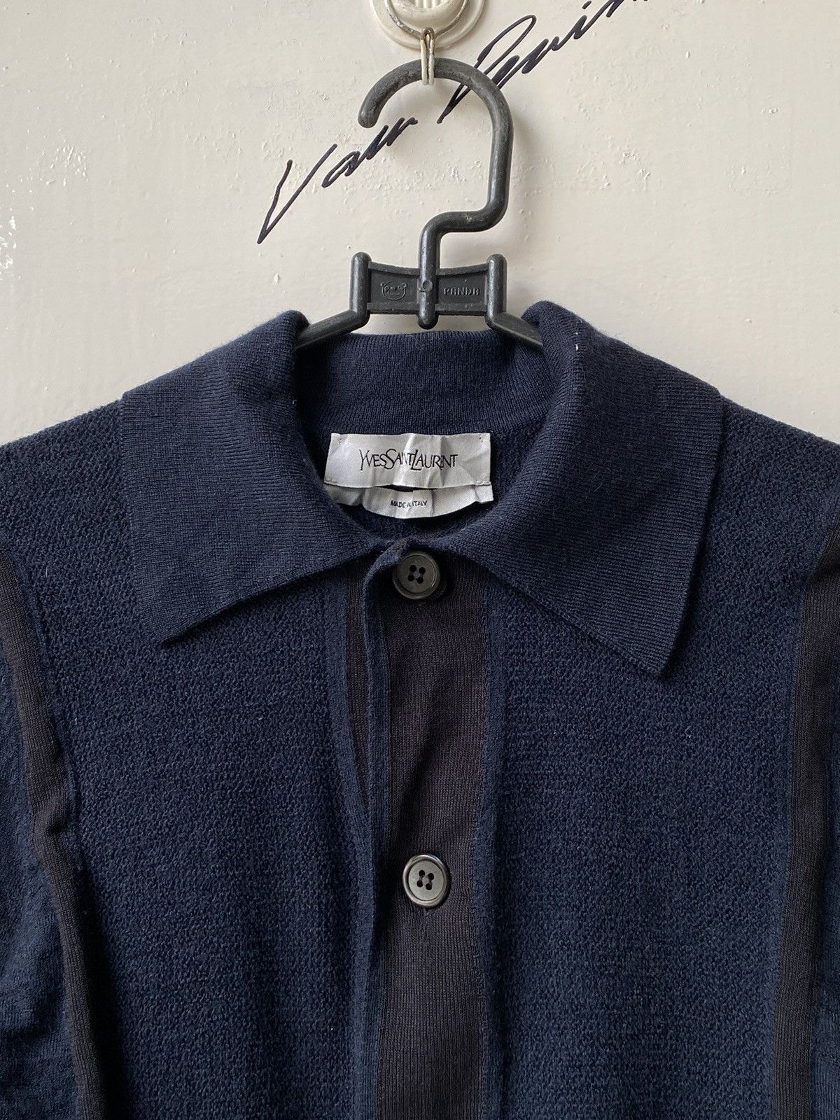 Yves Saint Laurent YSL Yves Saint Laurent Knit Polo Shirt Size M / US 6-8 / IT 42-44 - 4 Thumbnail