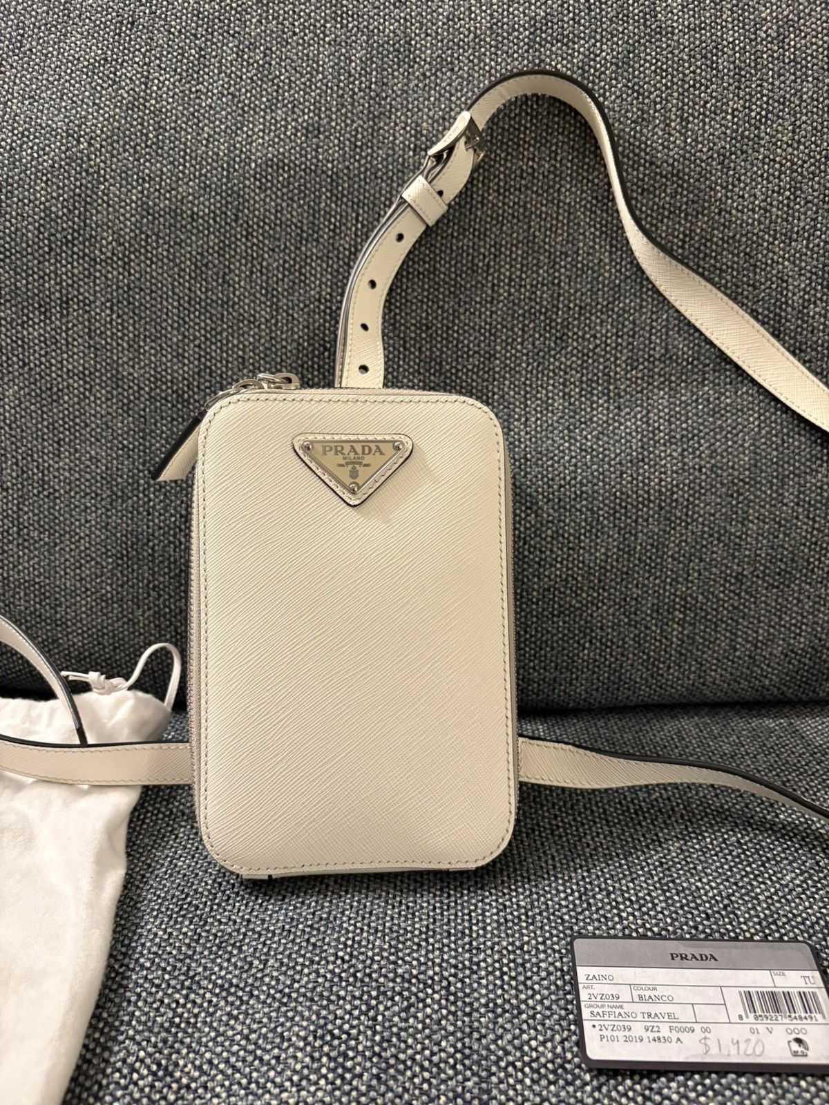 Prada Prada Saffiano Harness Bag Size ONE SIZE - 7 Thumbnail