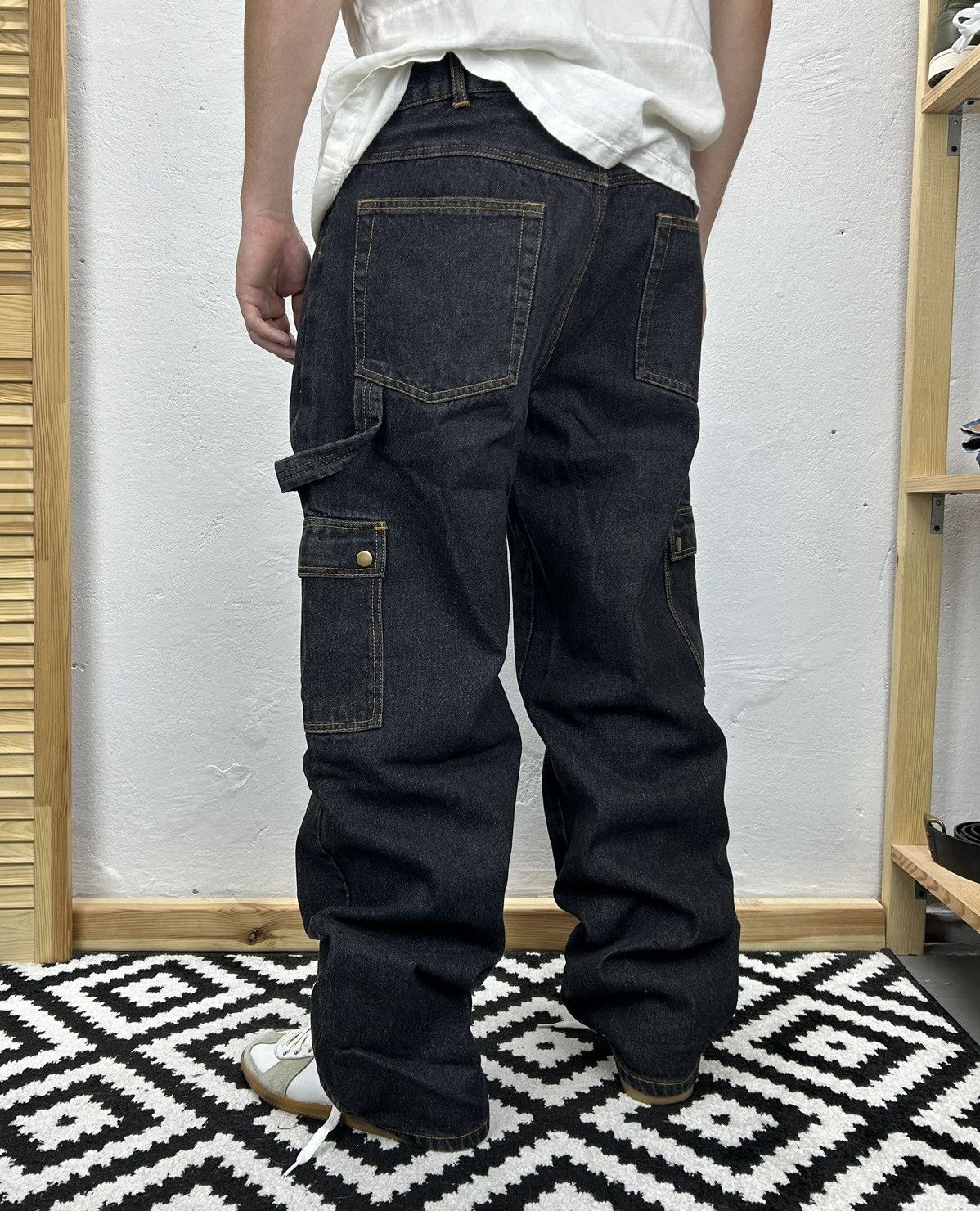 Vintage Carpenter vintage black jeans size 36 Size US 36 / EU 52 - 1 Thumbnail
