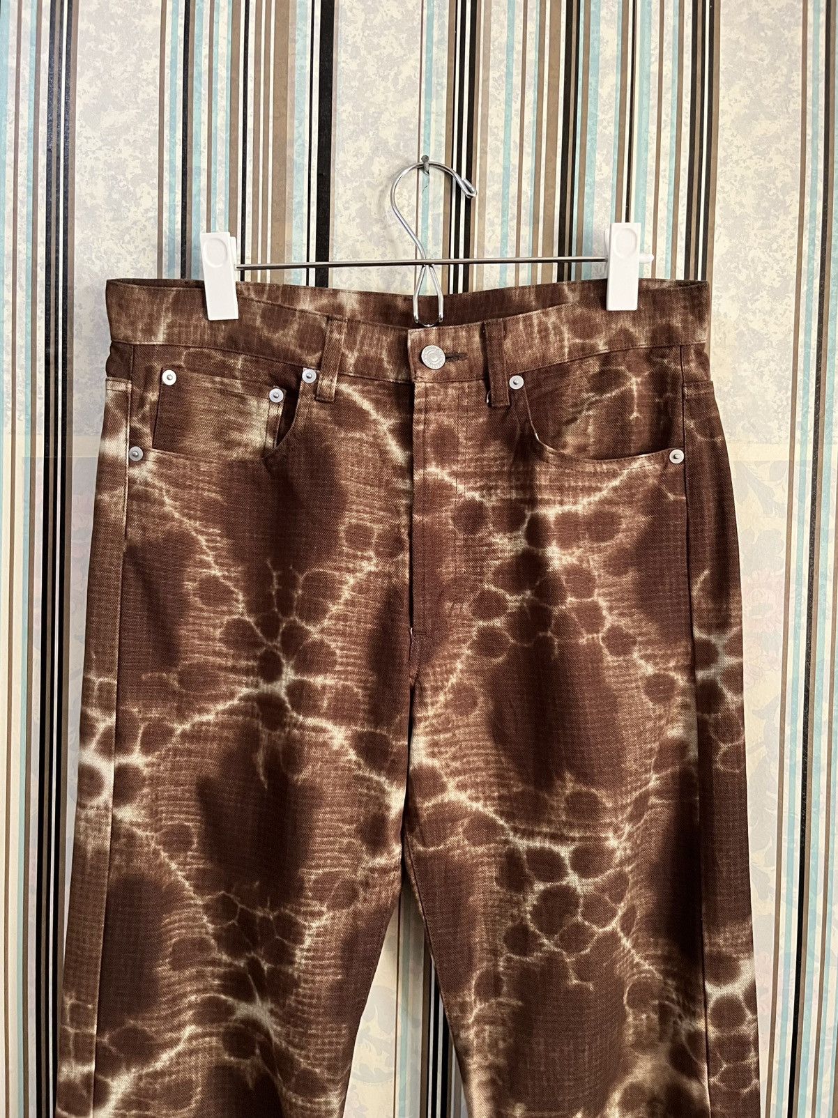 Takeo Kikuchi Tye dye flared #G1 Size US 30 / EU 46 - 4 Thumbnail