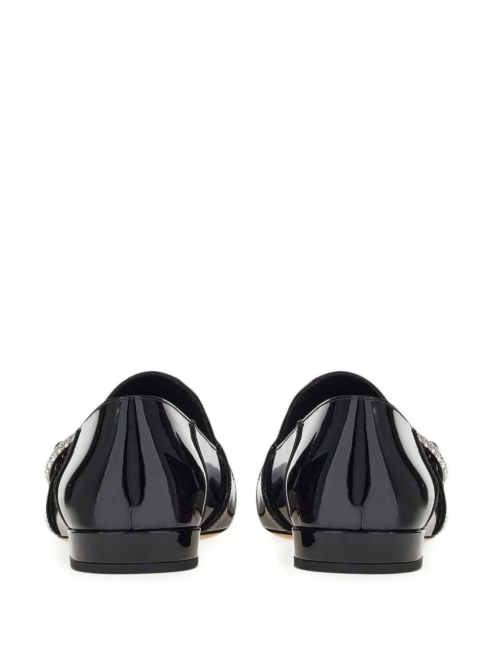Salvatore Ferragamo o1y0426 Loafers in Black Size US 8 / IT 38 - 3 Thumbnail