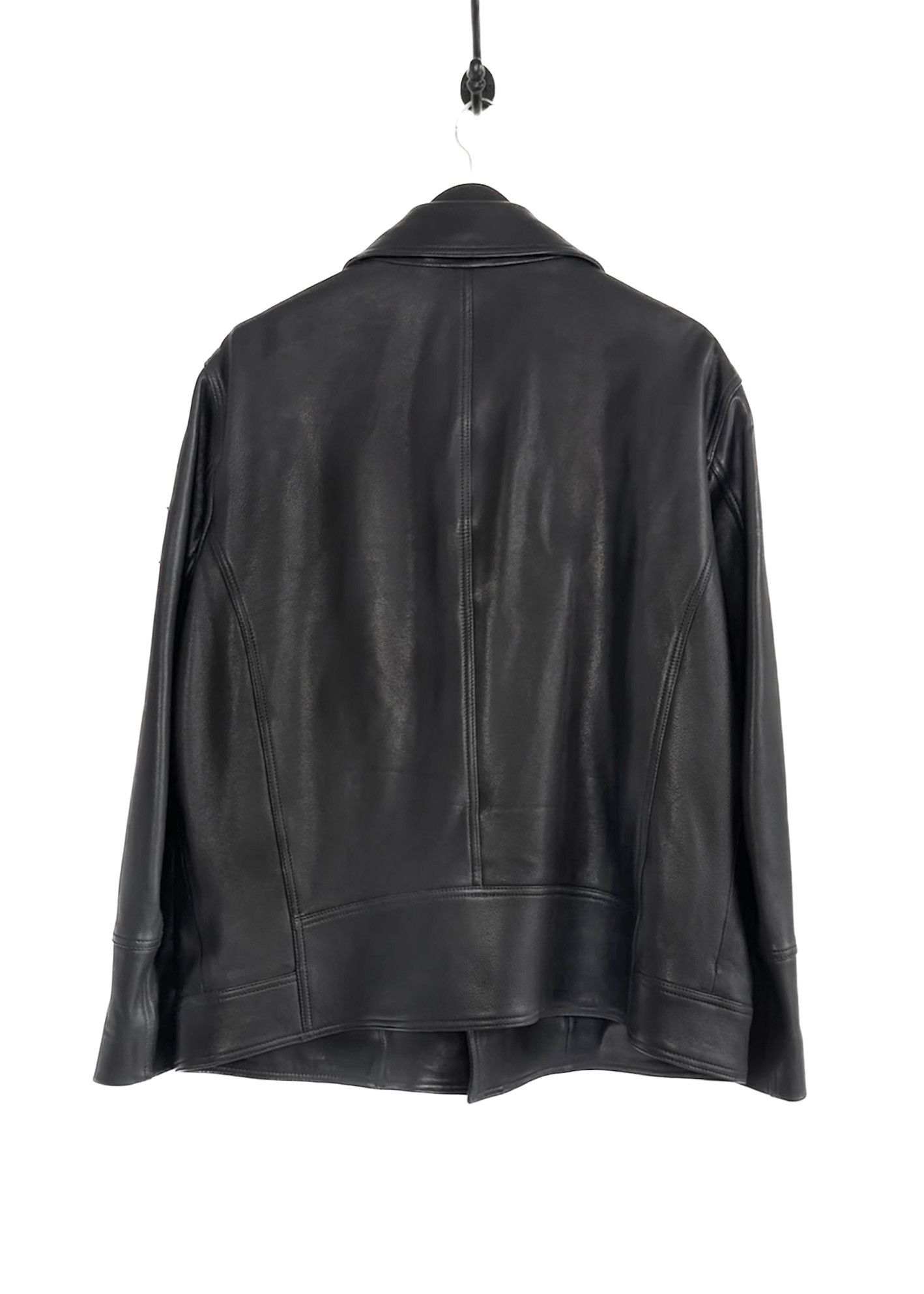 Belstaff Belstaff Black Lambskin Leather Fenway Biker Jacket Size US XL / EU 56 / 4 - 3 Thumbnail
