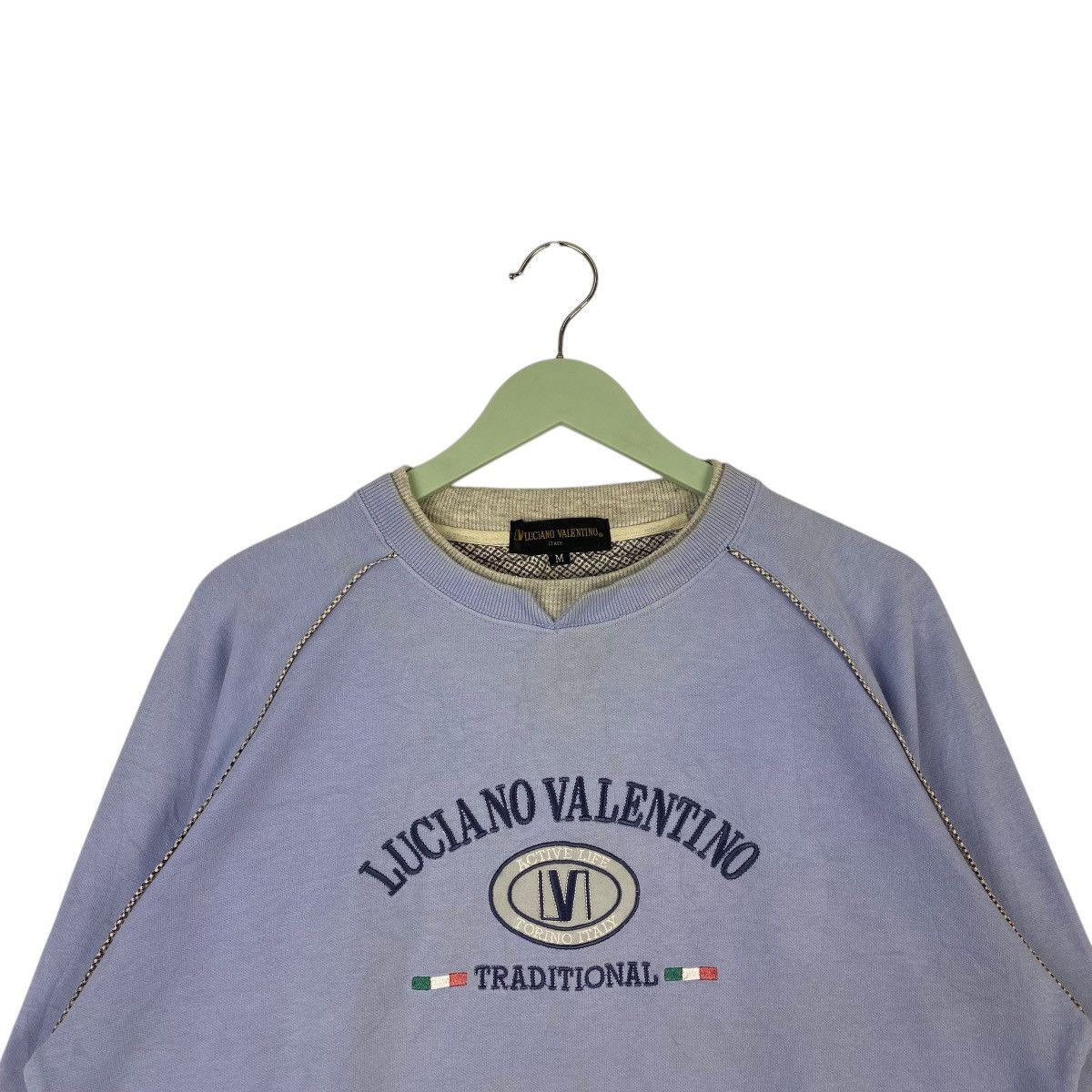 Ralph Lauren Vintage Luciano Valentino Crewneck Blue Pullover Size M Size US M / EU 48-50 / 2 - 5 Thumbnail