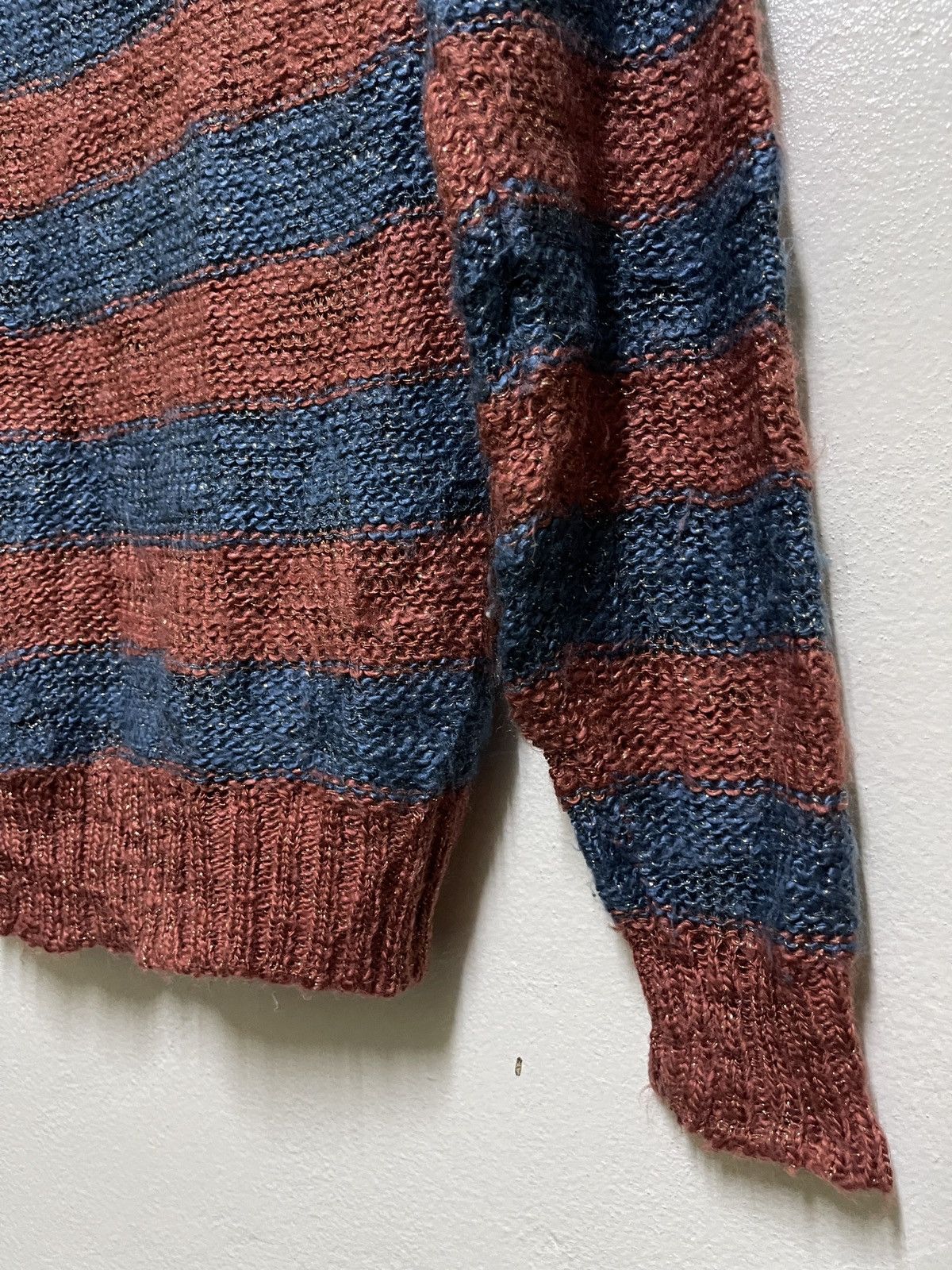 Vintage × Yves Saint Laurent Yves Saint Laurent Tricots Striped Jumper Size US S / EU 44-46 / 1 - 12 Thumbnail
