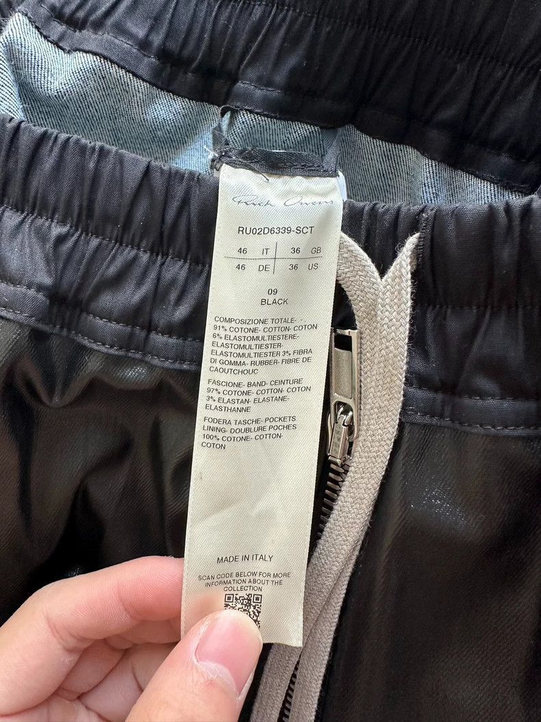 Rick Owens Rick Owens Black Cargo Pants with Pockets-2505 Size US 36 / EU 52 - 4 Thumbnail