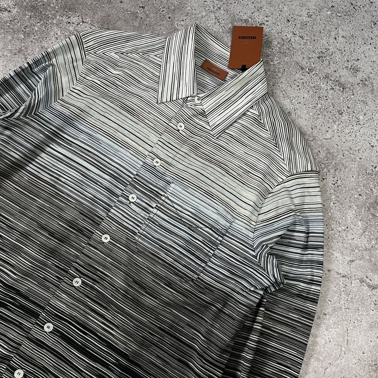 Missoni Missoni Gradient Ombre Stripe Shirt Men Size S(Fits M) Size US S / EU 44-46 / 1 - 2 Thumbnail