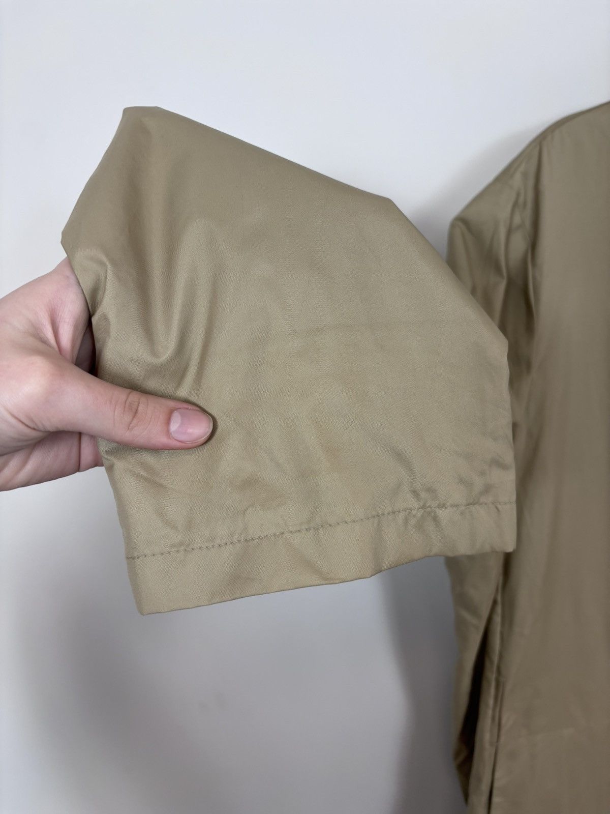 Armani Armani Jeans Women’s Beige Brown Long Trench Coat Size XL / US 12-14 / IT 48-50 - 14 Thumbnail