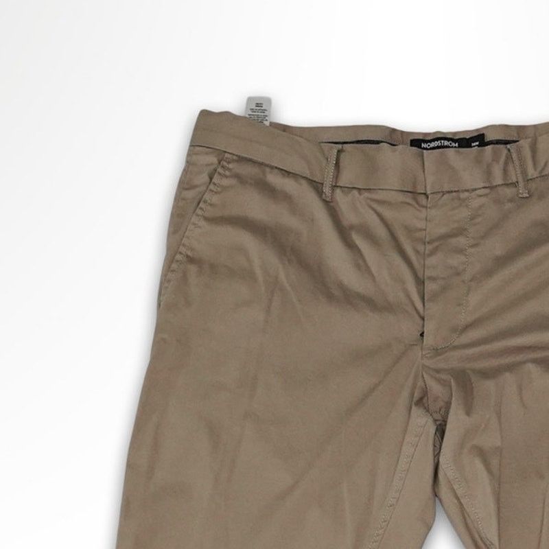 Nordstrom Nordstrom Tech Smart Chino Pants - Men's 34x30 - Khaki Tan Size US 34 / EU 50 - 3 Thumbnail