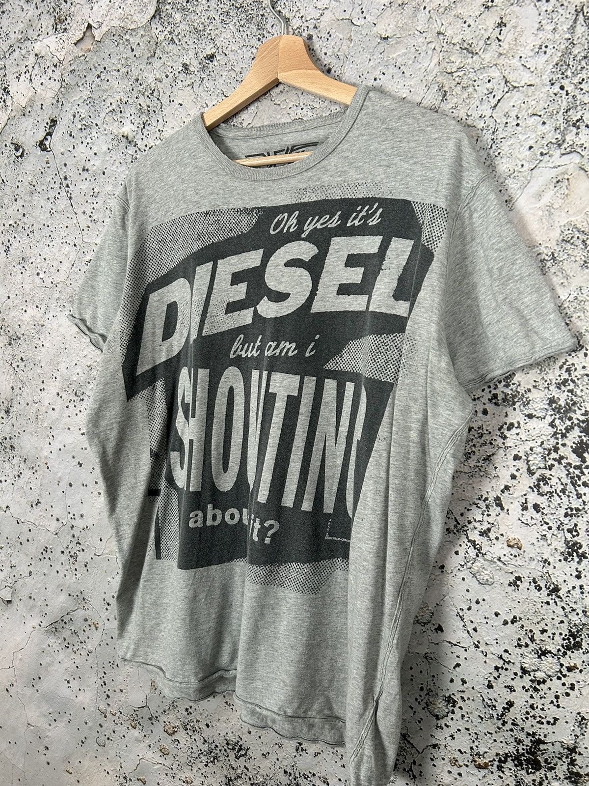Diesel Vintage Diesel Y2K 00s Graphic Tee Streetwear Hype Size US XL / EU 56 / 4 - 2 Thumbnail