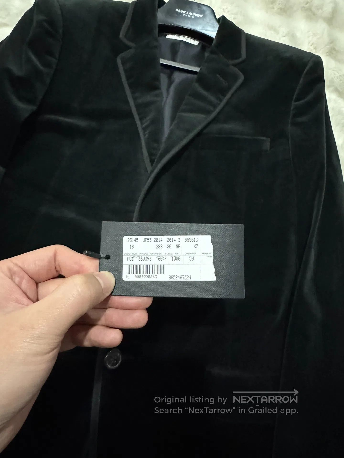 Saint Laurent Paris Saint Laurent Paris Original Year Black Velvet Suit| Size US M / EU 48-50 / 2 - 2 Thumbnail