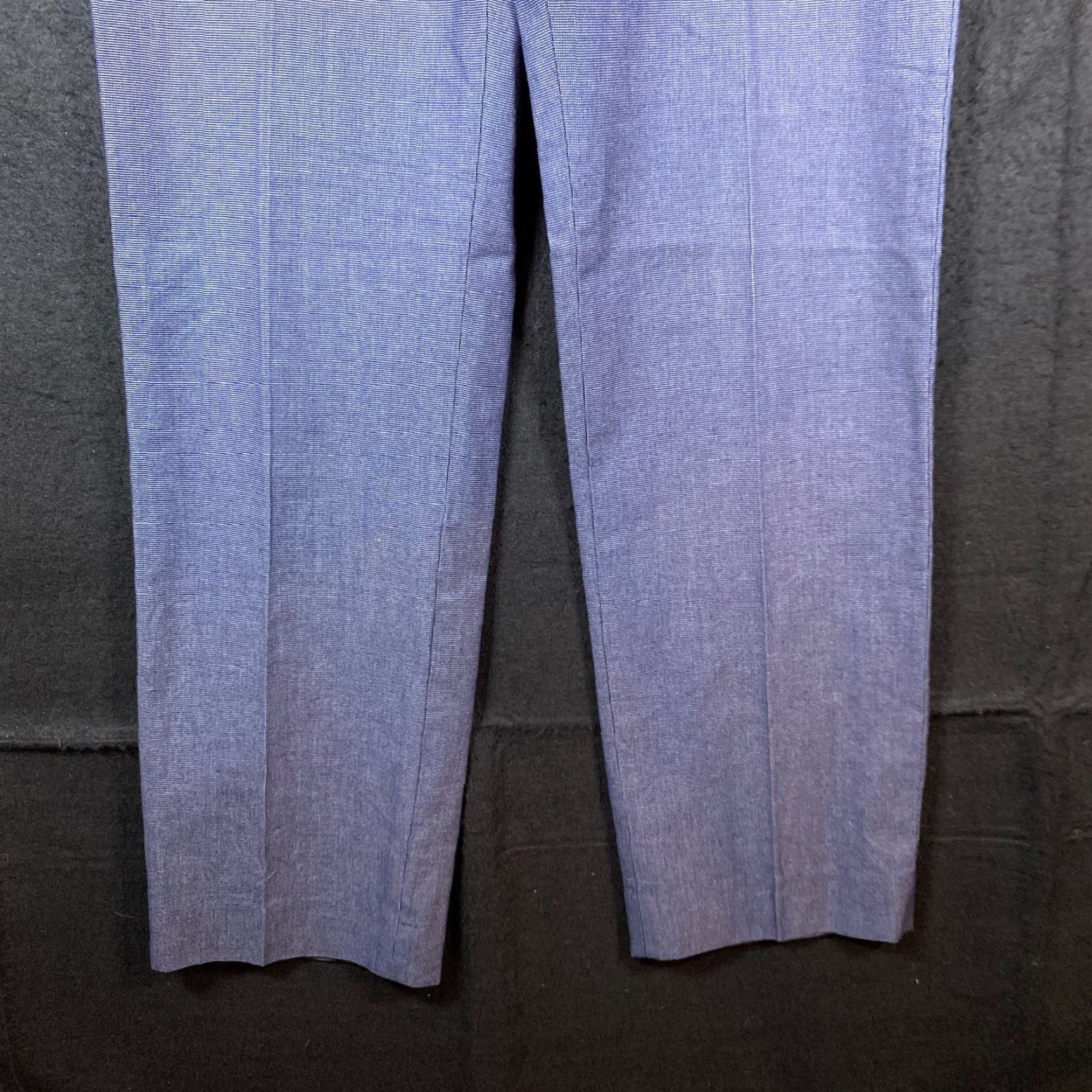 Banana Republic VINTAGE Banana Republic Mens Pants Blue Non Iron Modern Slim Fit 100% Cotton 33x32 34x30.5 Casual Business Workwear Formal Solid Chino Mens Size US 33 - 3 Thumbnail