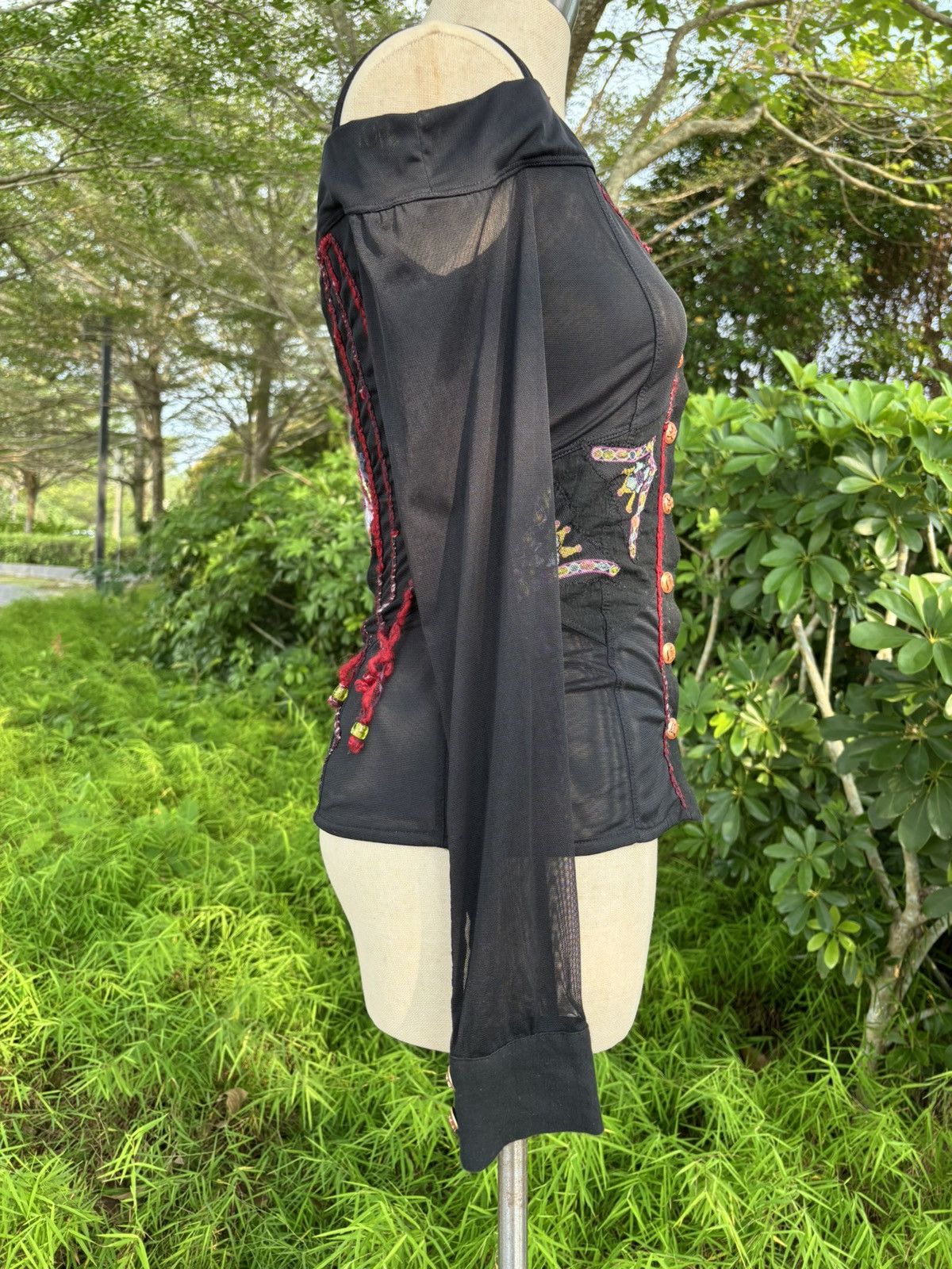 Jean Paul Gaultier Vintage save the queen longsleeve Size S / US 4 / IT 40 - 9 Thumbnail