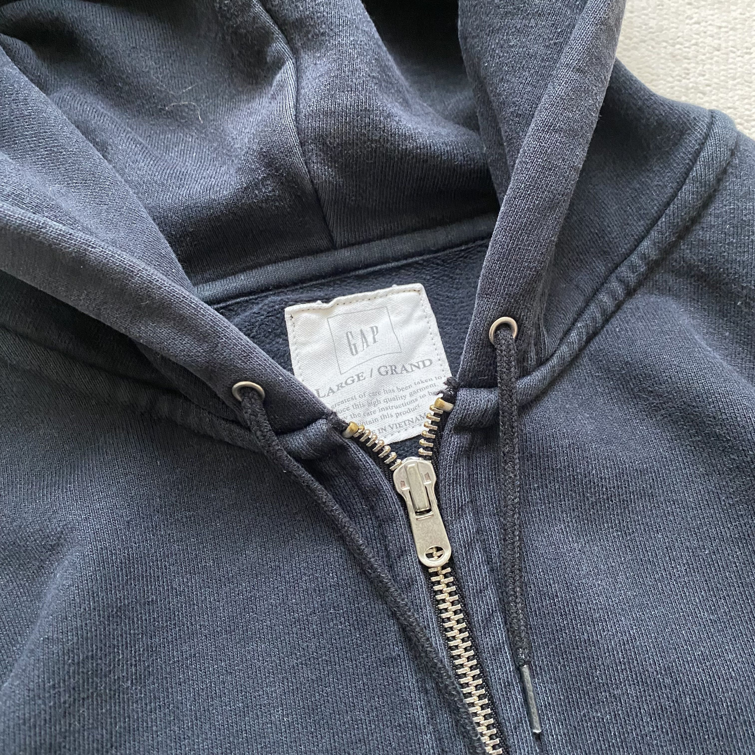 Gap Vintage Faded Heavy Gap Boxy hoodie zip up Avantgade Size US M / EU 48-50 / 2 - 4 Thumbnail