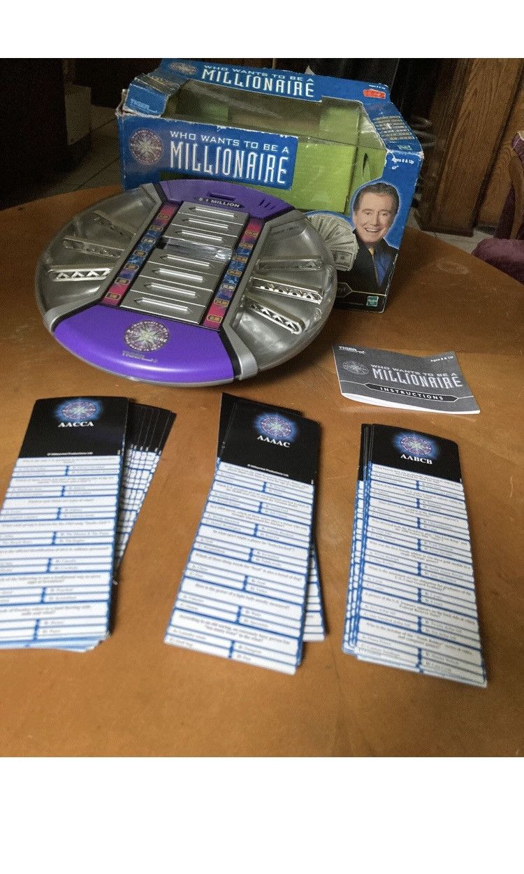 Other Vintage 2001 Who Wants To Be A Millionaire Electronic Game Size ONE SIZE - 2 Thumbnail