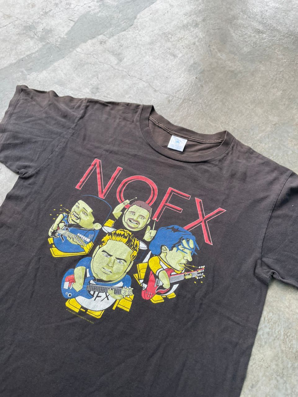 Band Tees Vintage 2002 NOFX Sun Faded Cartoon Band Tees Size US M / EU 48-50 / 2 - 5 Thumbnail