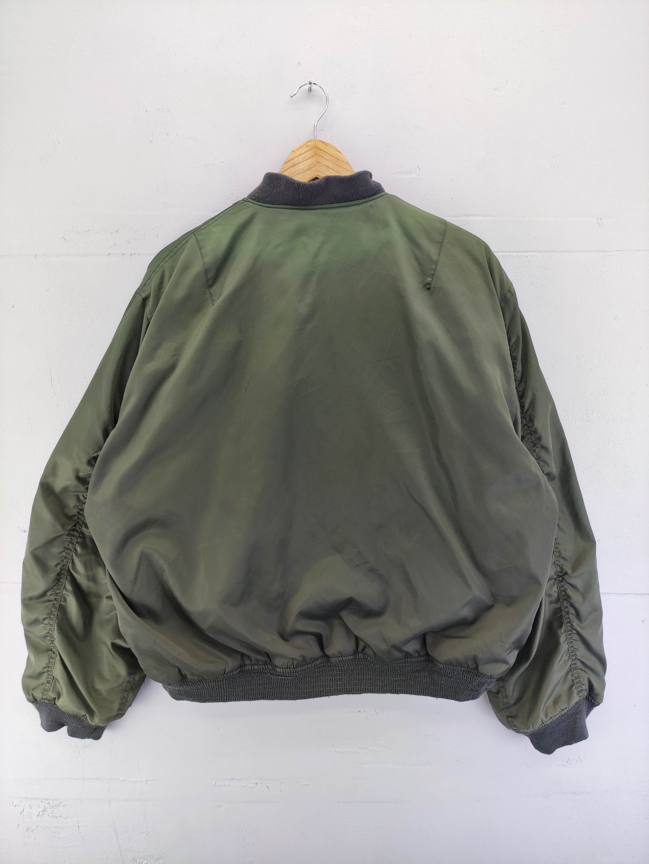 Vintage Vintage Ma-1 Phantom Military Bomber Jacket Size US XL / EU 56 / 4 - 7 Thumbnail
