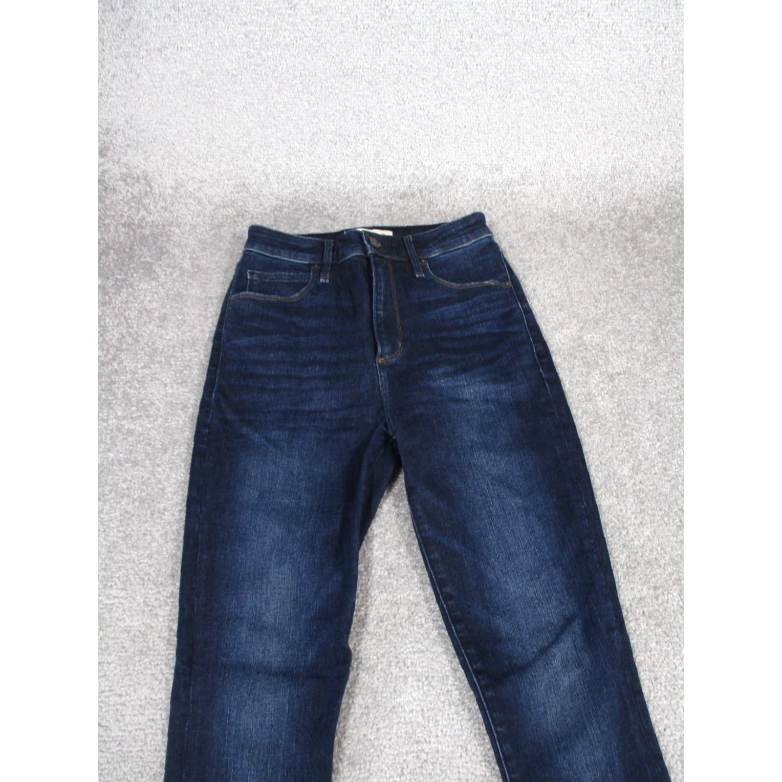 Abercrombie & Fitch ABERCROMBIE & FITCH Jeans Womens 0P Super Skinny High Rise Curve Love Dark Blue Size 25" / US 0 / IT 36 - 2 Thumbnail