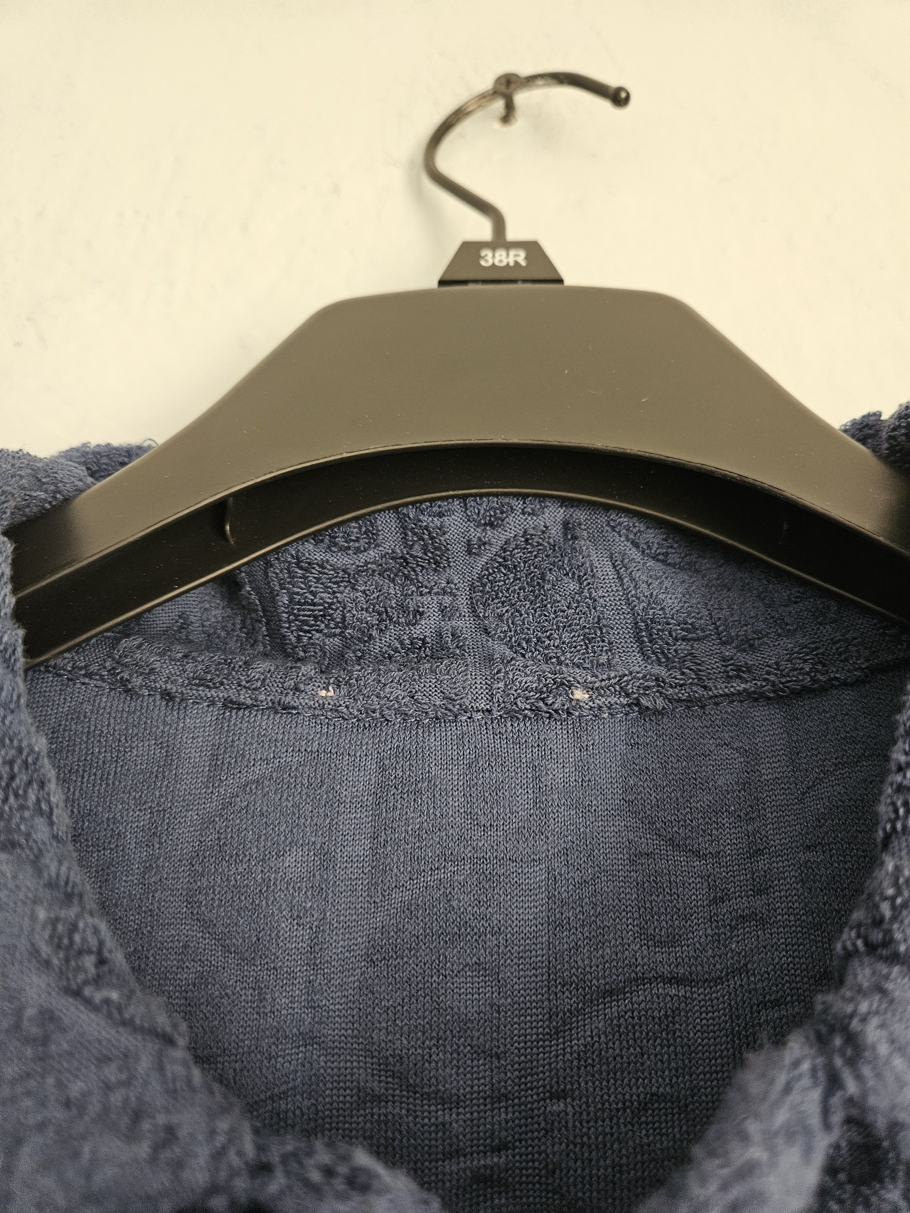 Dior Navy Blue Oblique Towel Polo Shirt Size US L / EU 52-54 / 3 - 4 Thumbnail