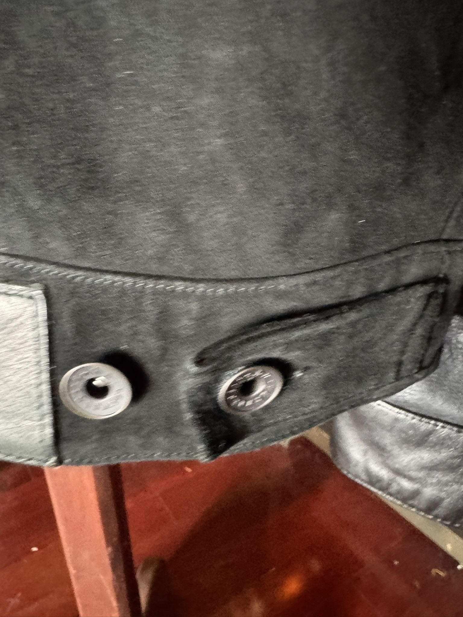 John Varvatos JOHN VARVATOS "Rex" Black Leather Trucker Jacket sz. 48 Size US M / EU 48-50 / 2 - 12 Thumbnail