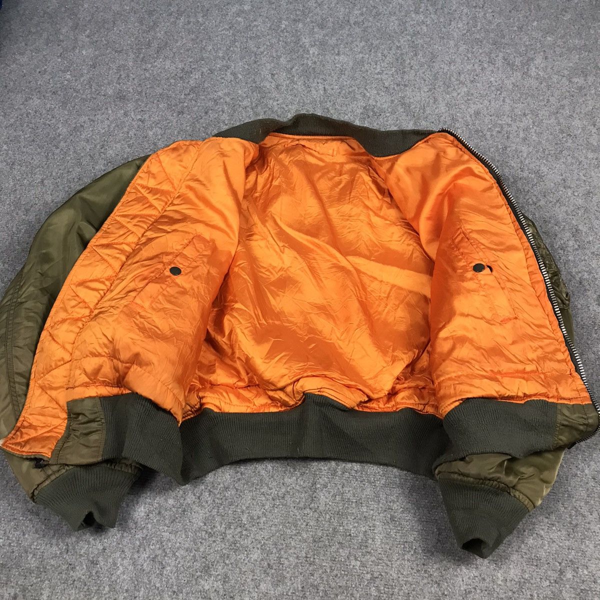 Avirex AVIREX MA-1 VF-117 PRIVATEERS SUN FADED BOMBER JACKET Size US L / EU 52-54 / 3 - 16 Thumbnail