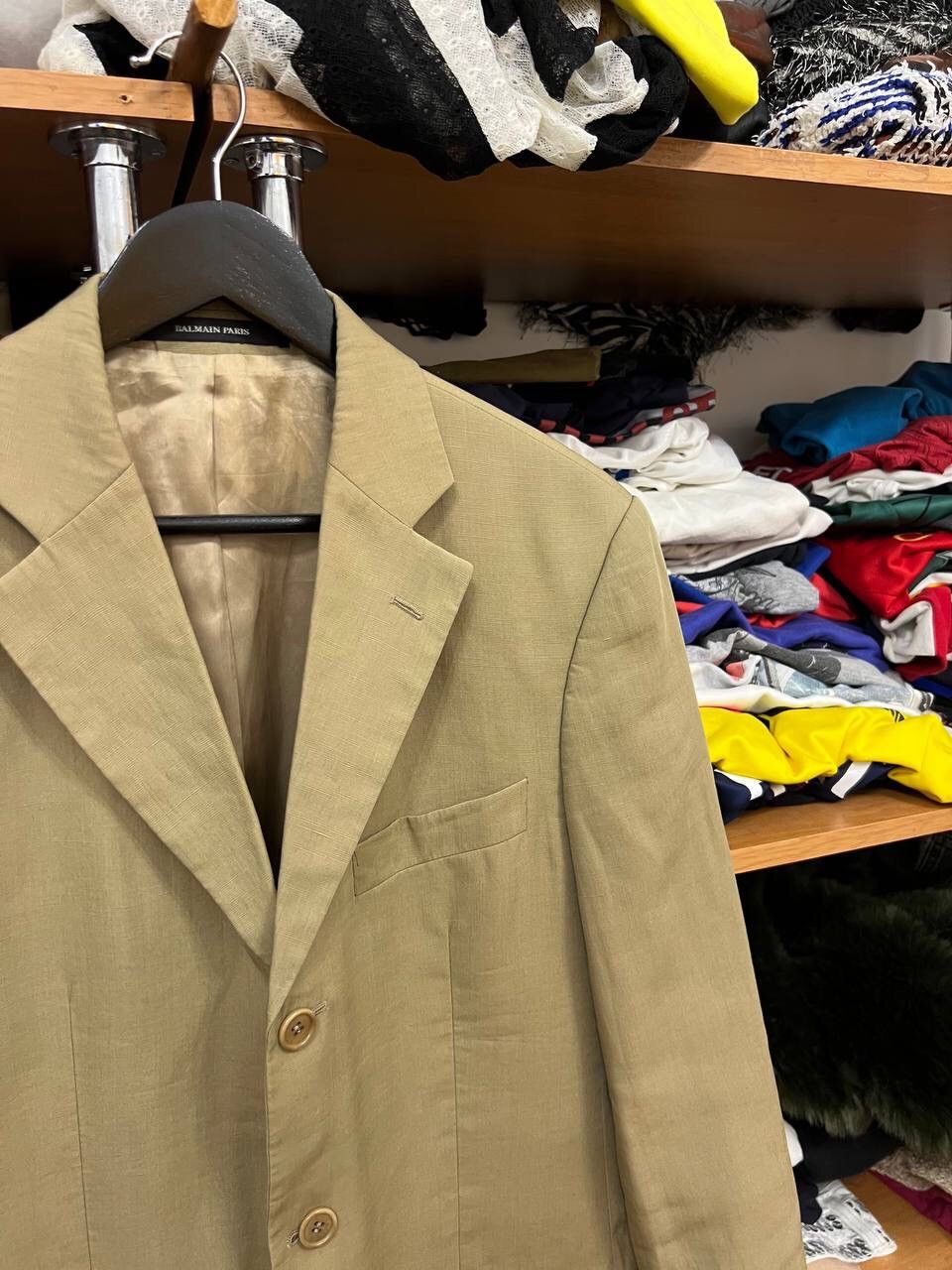 Pierre Balmain Pierre Balmain 1990s Blazer Suit Vintage Size US L / EU 52-54 / 3 - 3 Thumbnail