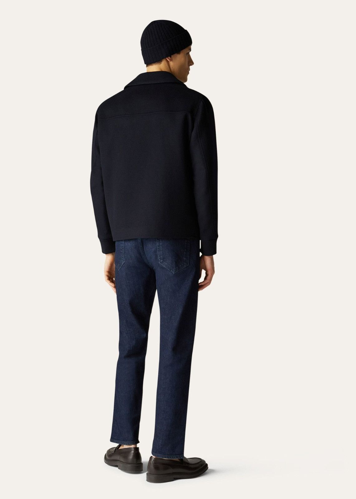 Loro Piana o1srvl11e1124 Blouson Double Overjacket in Navy Blue Size US S / EU 44-46 / 1 - 3 Thumbnail