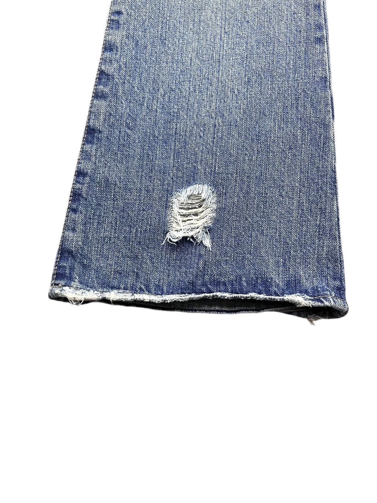 MOUSSY Vintage MOUSSY Skinny FLARE Paint Splatter Ripped LGB Style Size 27" / US 4 / IT 40 - 8 Thumbnail