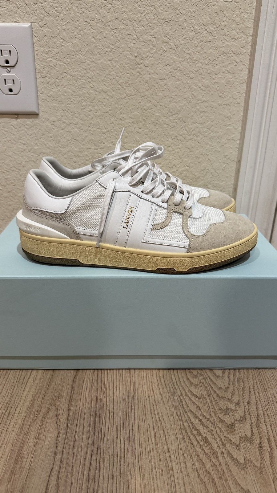 Lanvin Lanvin Clay Sneaker White/Grey Size US 9 / EU 42 - 2 Thumbnail