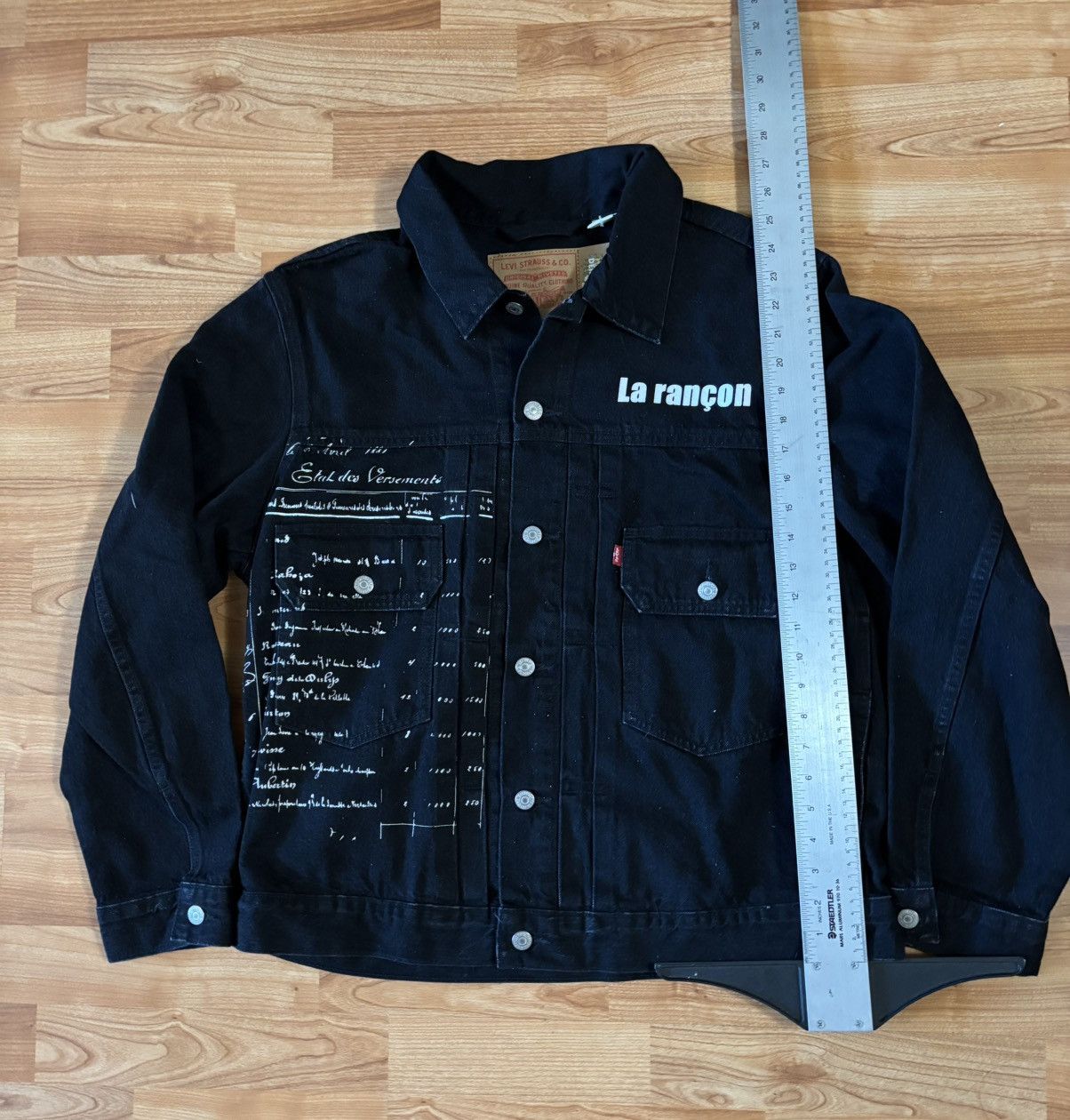 DENIM TEARS × Levi's Denim tears x Levi's Sz l denim jacket with unique painted Size US L / EU 52-54 / 3 - 2 Thumbnail
