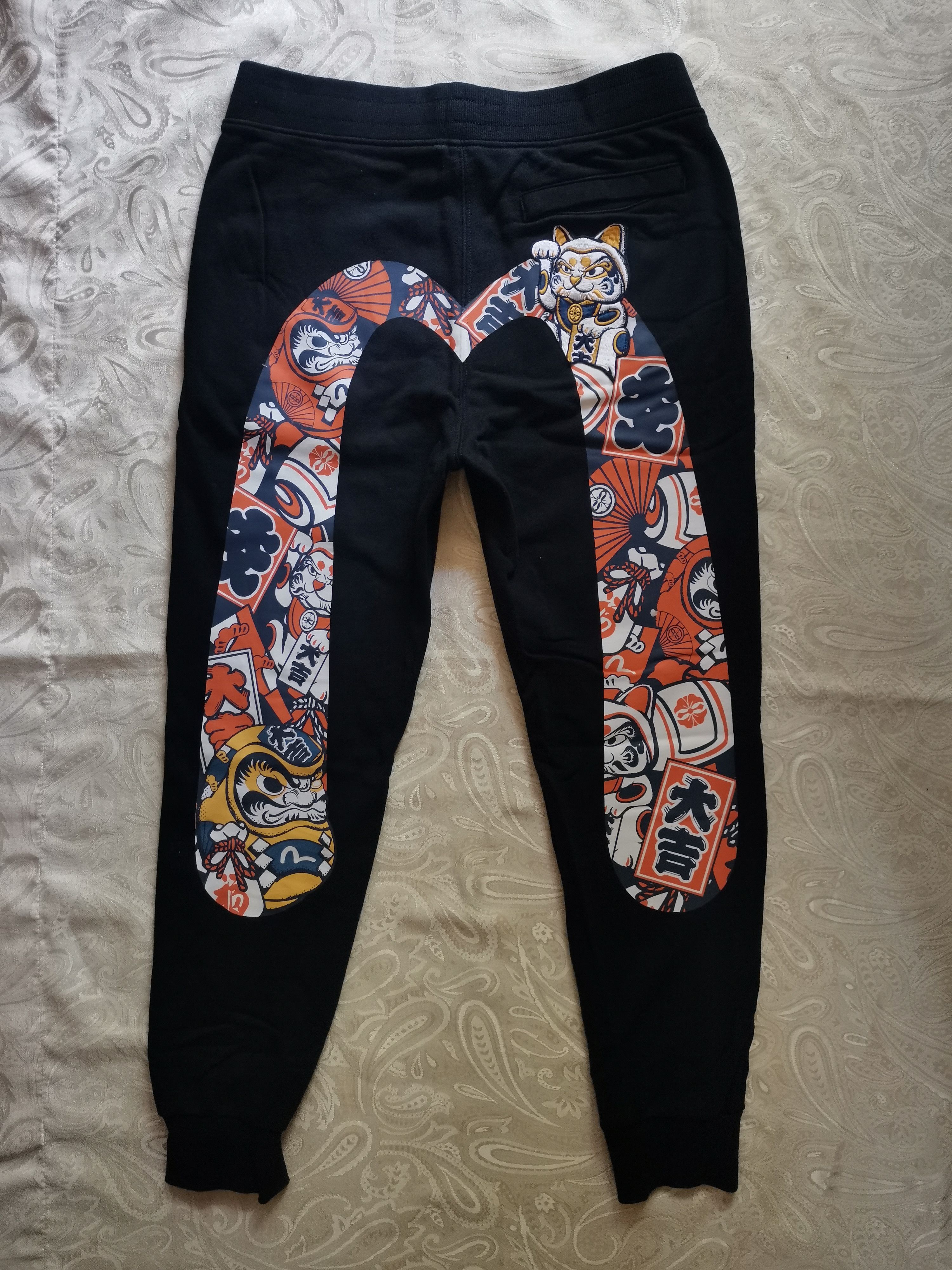 Evisu Evisu Squad Daicock Print With Embroidery Sweatpants Size US 30 / EU 46 - 1 Thumbnail