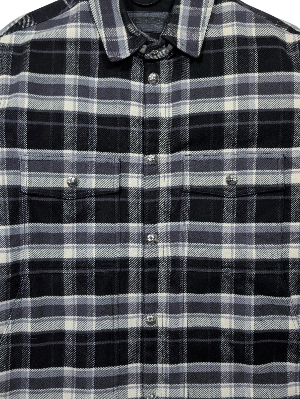 Chrome Hearts Chrome Hearts Work Dog Quilted Flannel Jacket 2025 Black Size US L / EU 52-54 / 3 - 7 Thumbnail