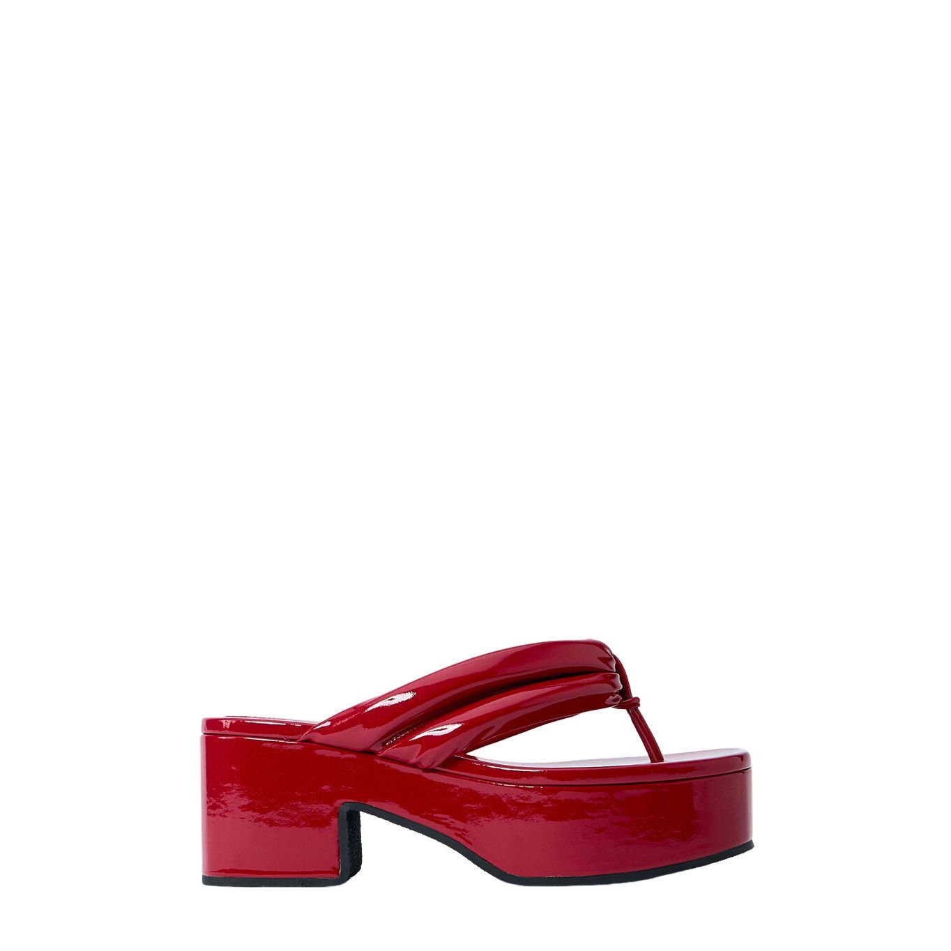 DRIES VAN NOTEN Red Platform Sandals New And Authentic (Wome