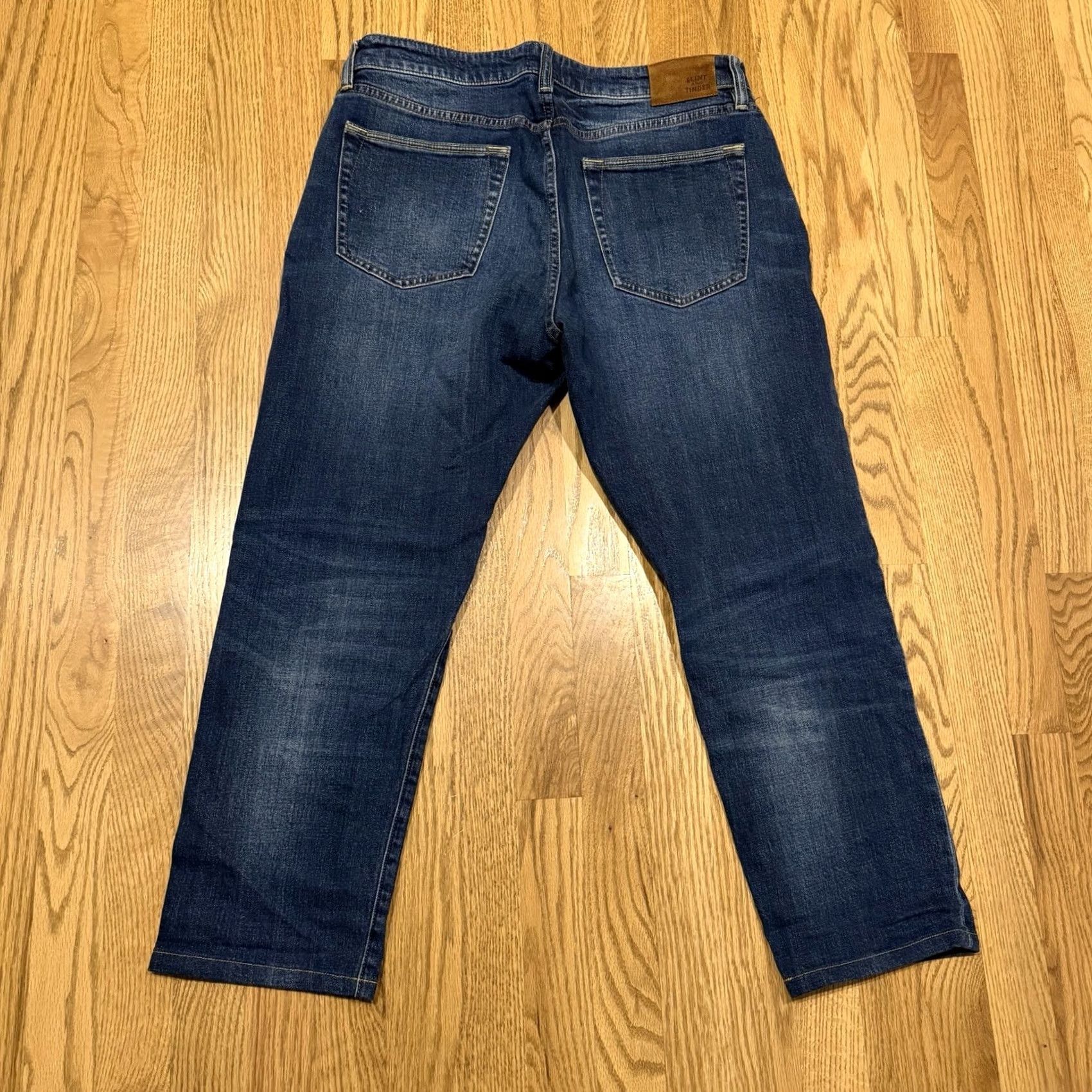 Flint And Tinder Flint And Tinder Jeans Men’s 32x26 Hemmed Athletic Tapered Denim Blue 5-Pocket Slim Fit N/A Size US 32 / EU 48 - 4 Thumbnail