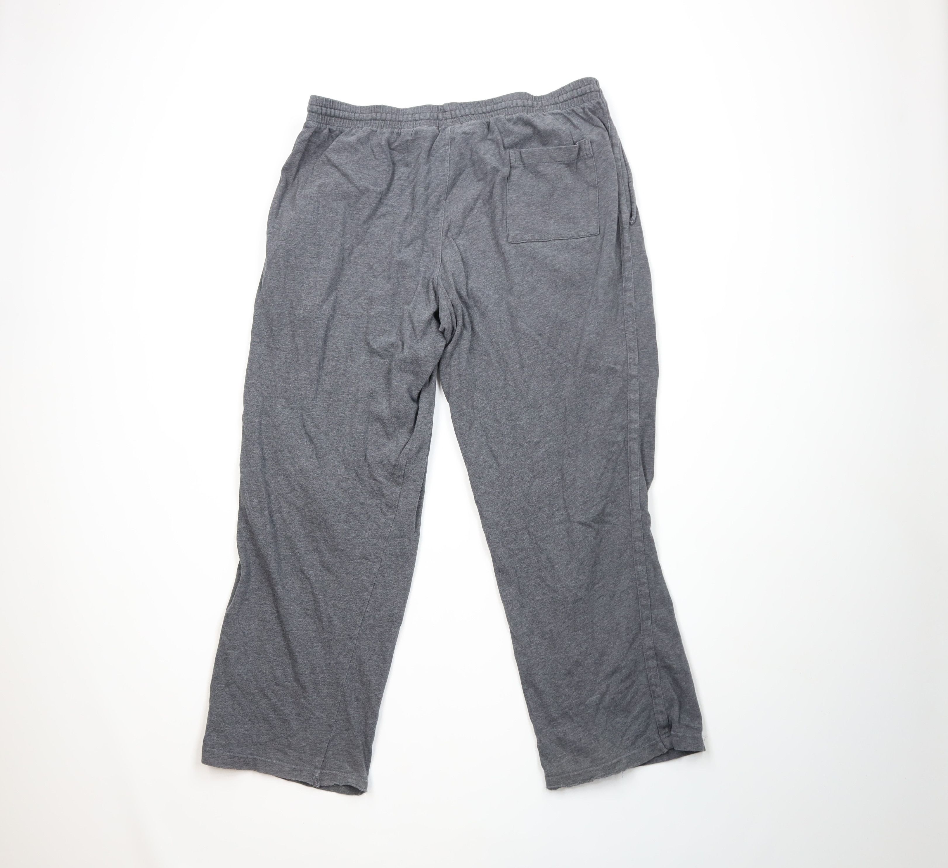 Nike Vintage Nike Travis Scott Mini Swoosh Wide Leg Pants Gray Size US 40 / EU 56 - 12 Thumbnail