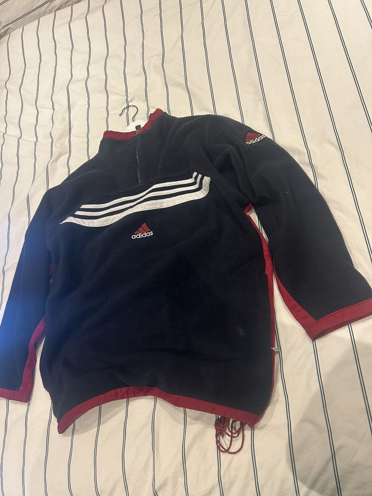 Adidas VINTAGE authentic Adidas quarter Zip sweater Size US M / EU 48-50 / 2 - 1 Thumbnail