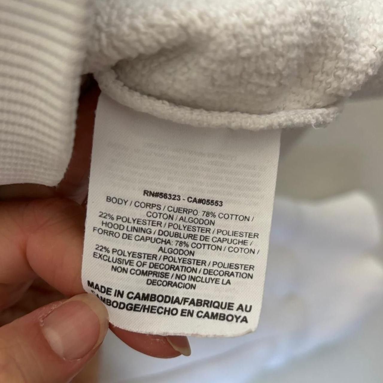 Nike White Nike Hoodie Size US L / EU 52-54 / 3 - 7 Thumbnail