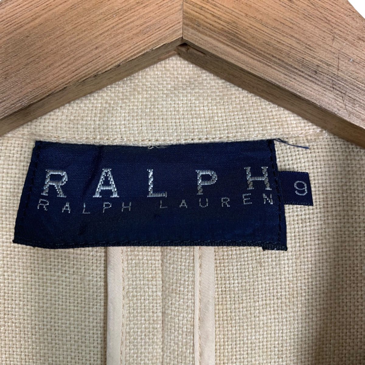 Ralph Lauren Vintage RALPH LAUREN Single Breasted Linen Jacket #2762-C124 Size M / US 6-8 / IT 42-44 - 13 Thumbnail