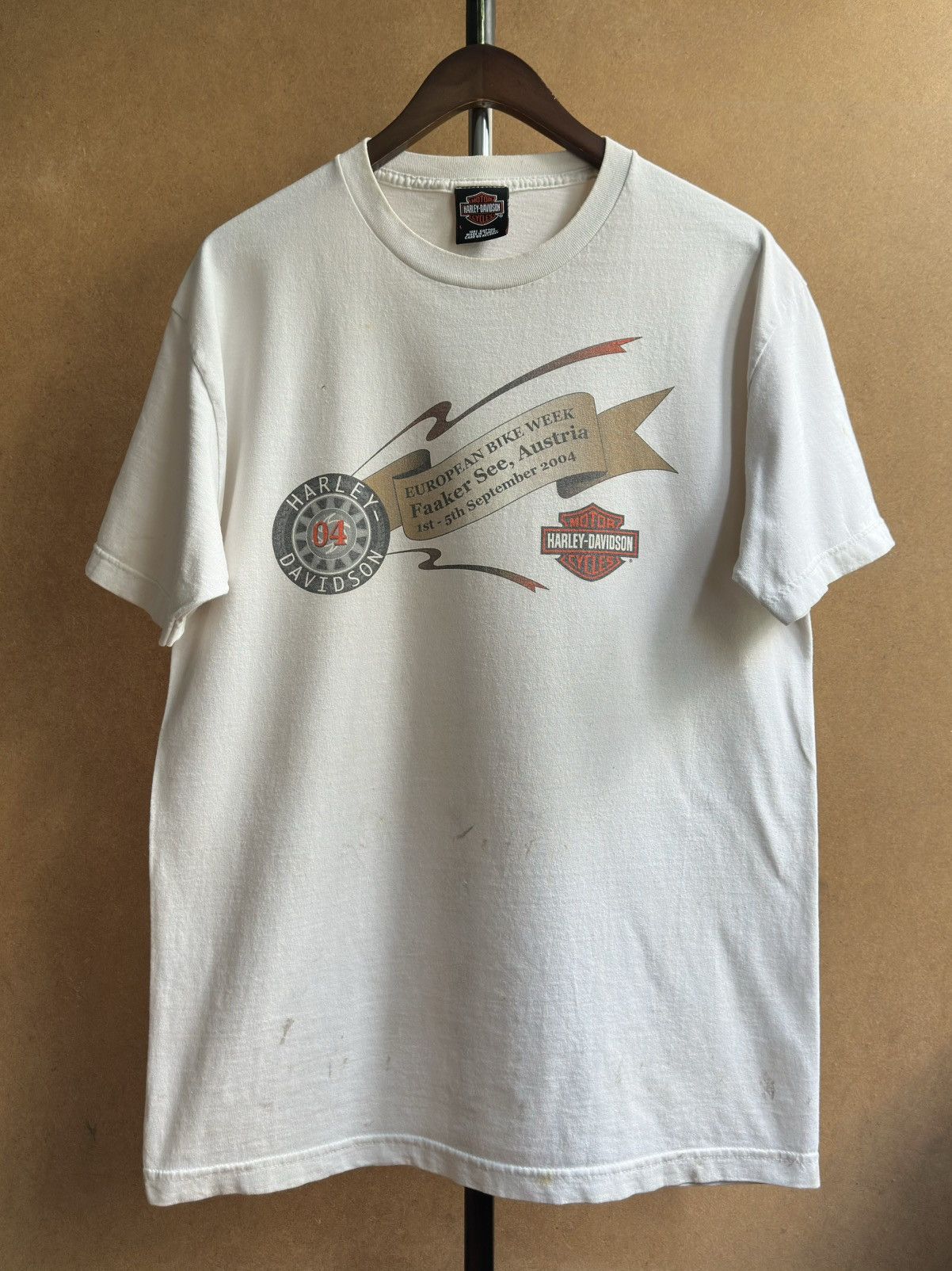 Vintage 2004 Harley Davidson European Bike Week Austria Tee