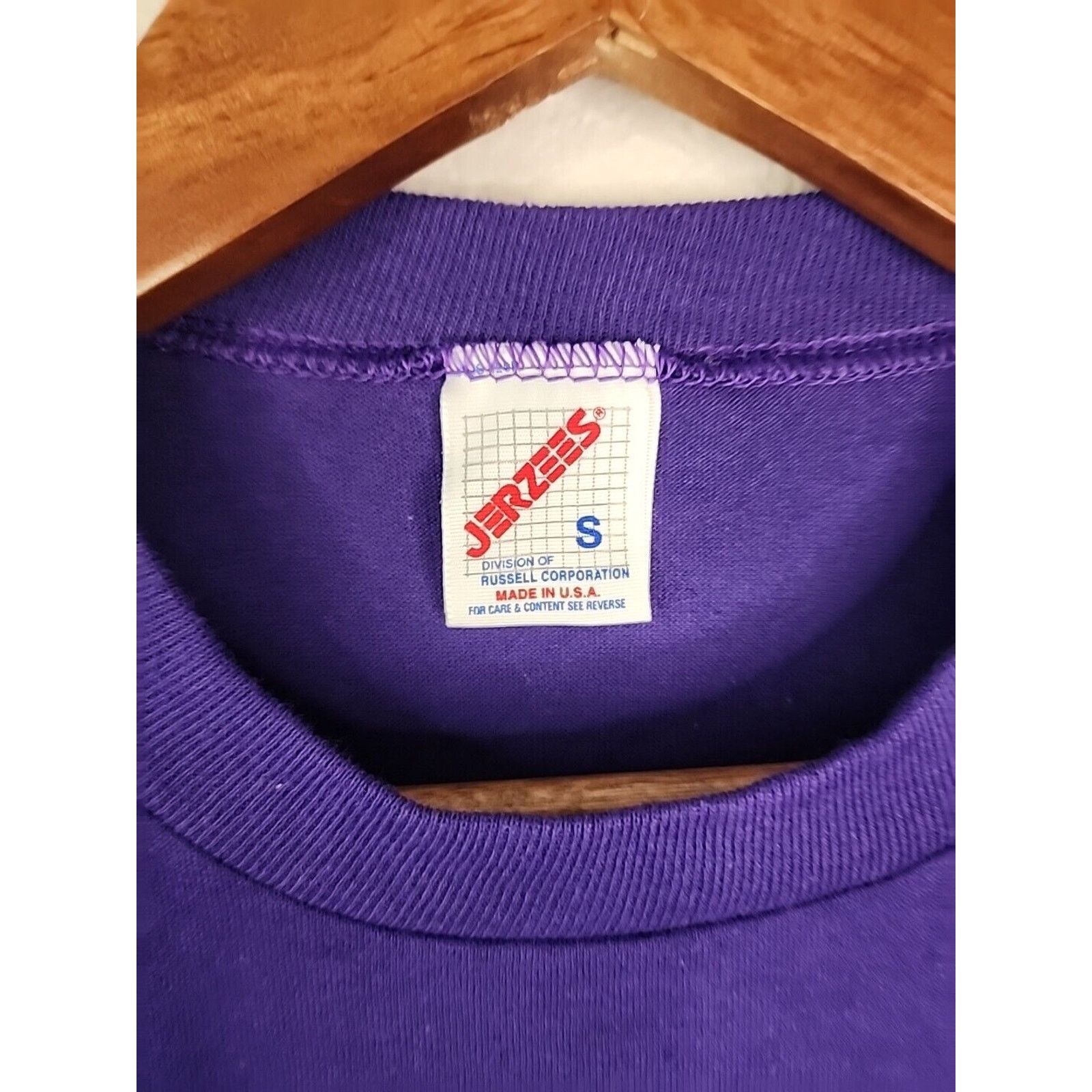 Jerzees Vintage Nevada Shirt Virginia City Mountain Purple Tee 90s S Size US S / EU 44-46 / 1 - 4 Thumbnail