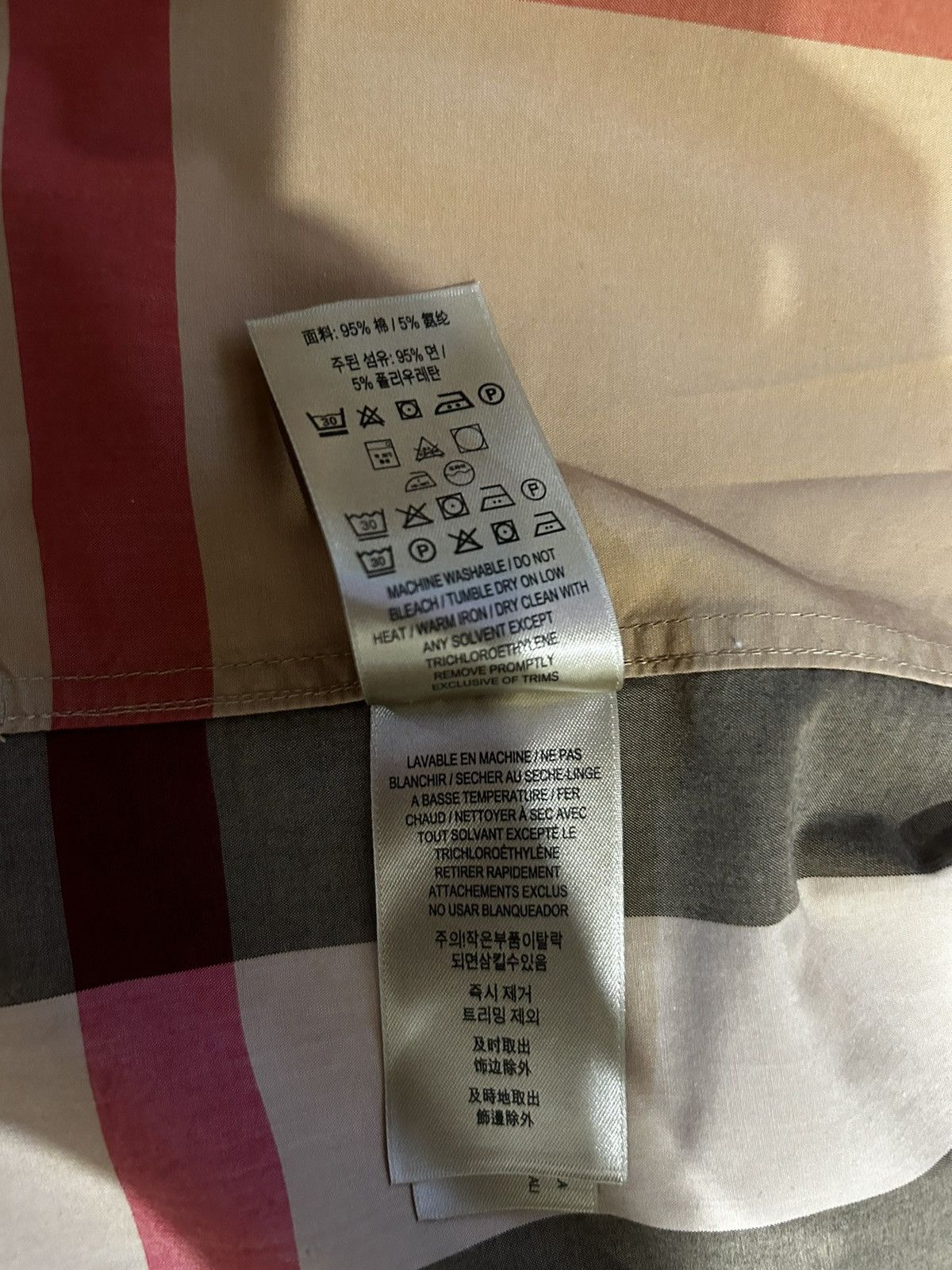 Burberry Burberry Check Long Sleeve Button Shirt Size US S / EU 44-46 / 1 - 4 Thumbnail