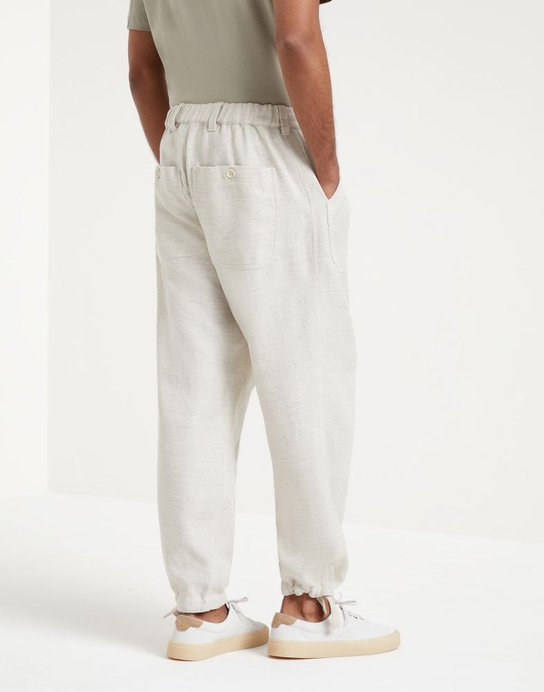 Brunello Cucinelli o1w1db10825 Pants in White Size US 32 / EU 48 - 4 Thumbnail
