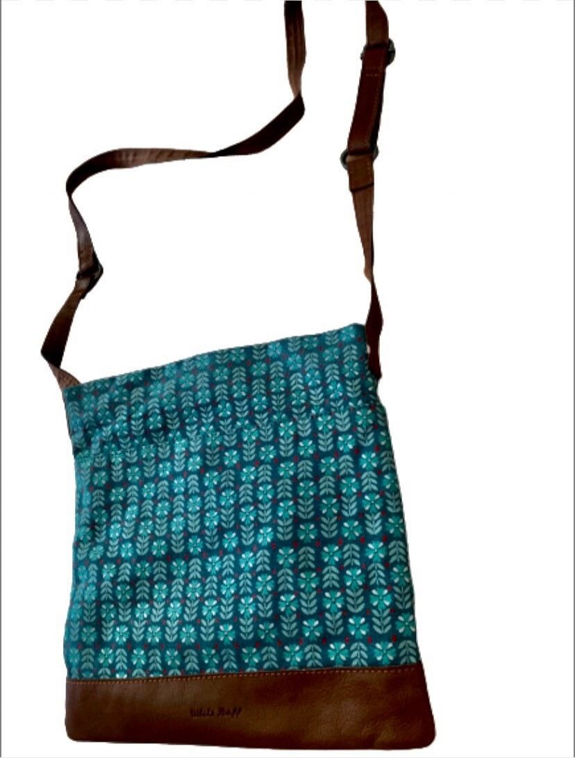 Designer × Vintage White Stuff Genuine leather and turquoise crossbody bag Size ONE SIZE - 10 Thumbnail