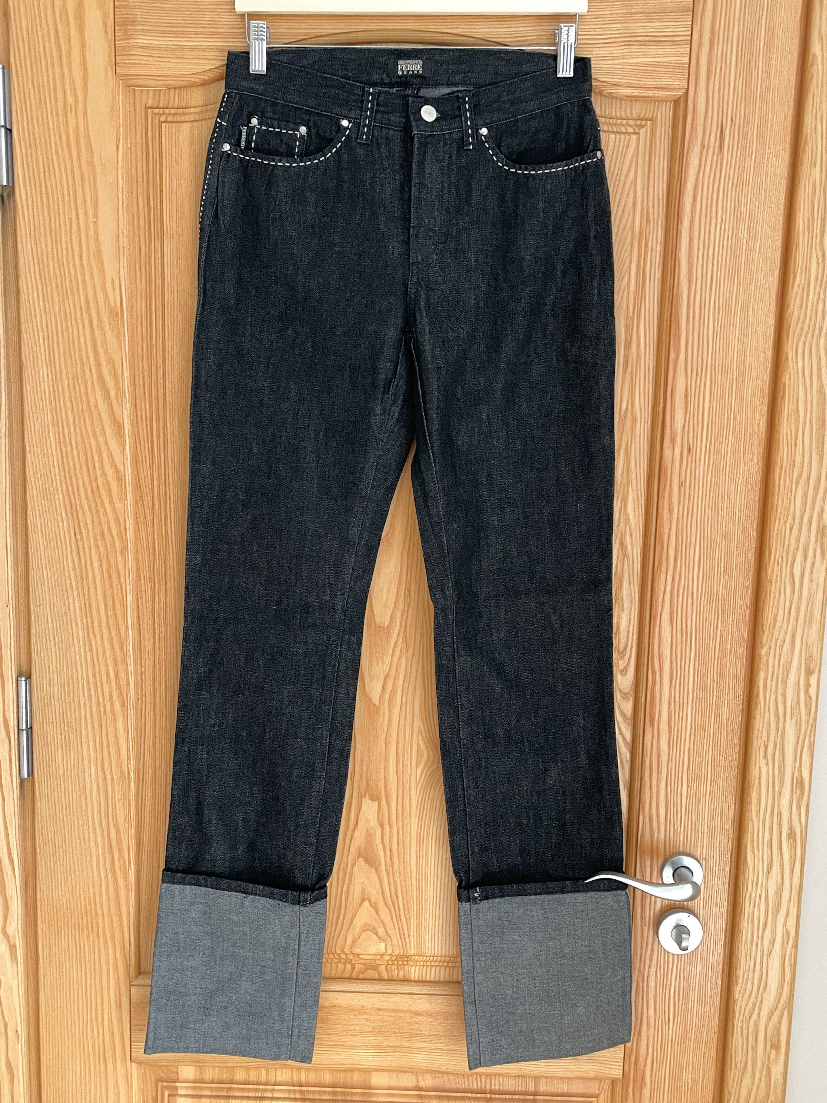 very long jeans