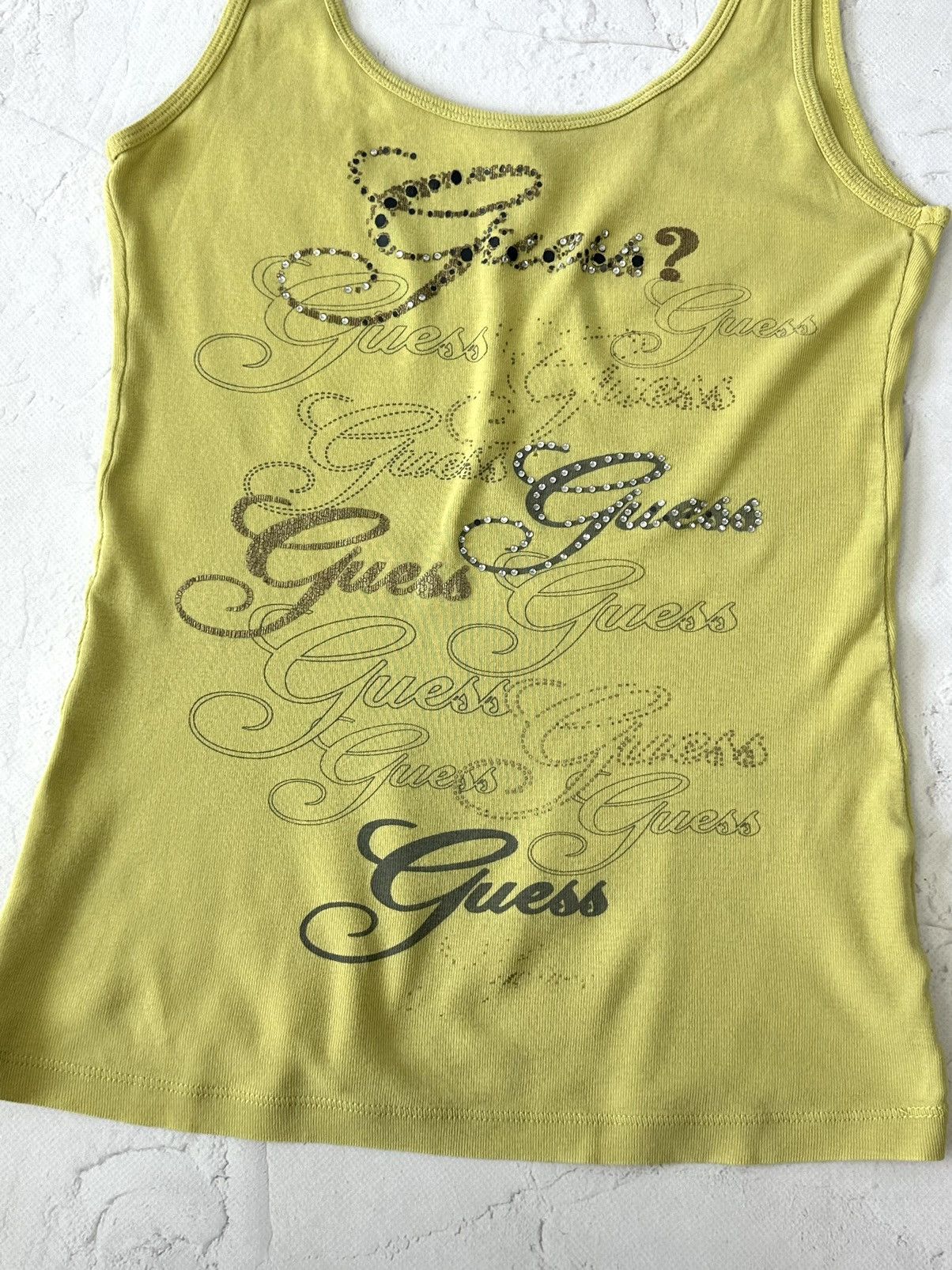 If Six Was Nine Vintage Guess Printed Tank Top Size S / US 4 / IT 40 - 2 Thumbnail