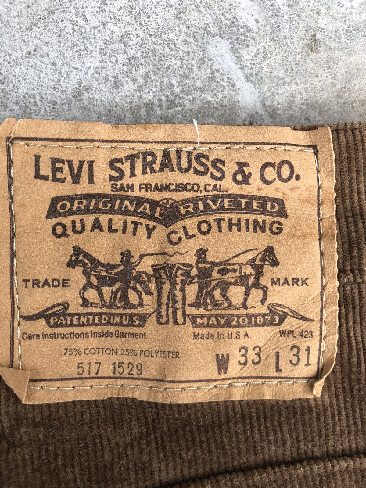 Vintage Vintage 80’s Levi’s Corduroy Pants Flared Jeans 517 Size US 32 / EU 48 - 14 Thumbnail